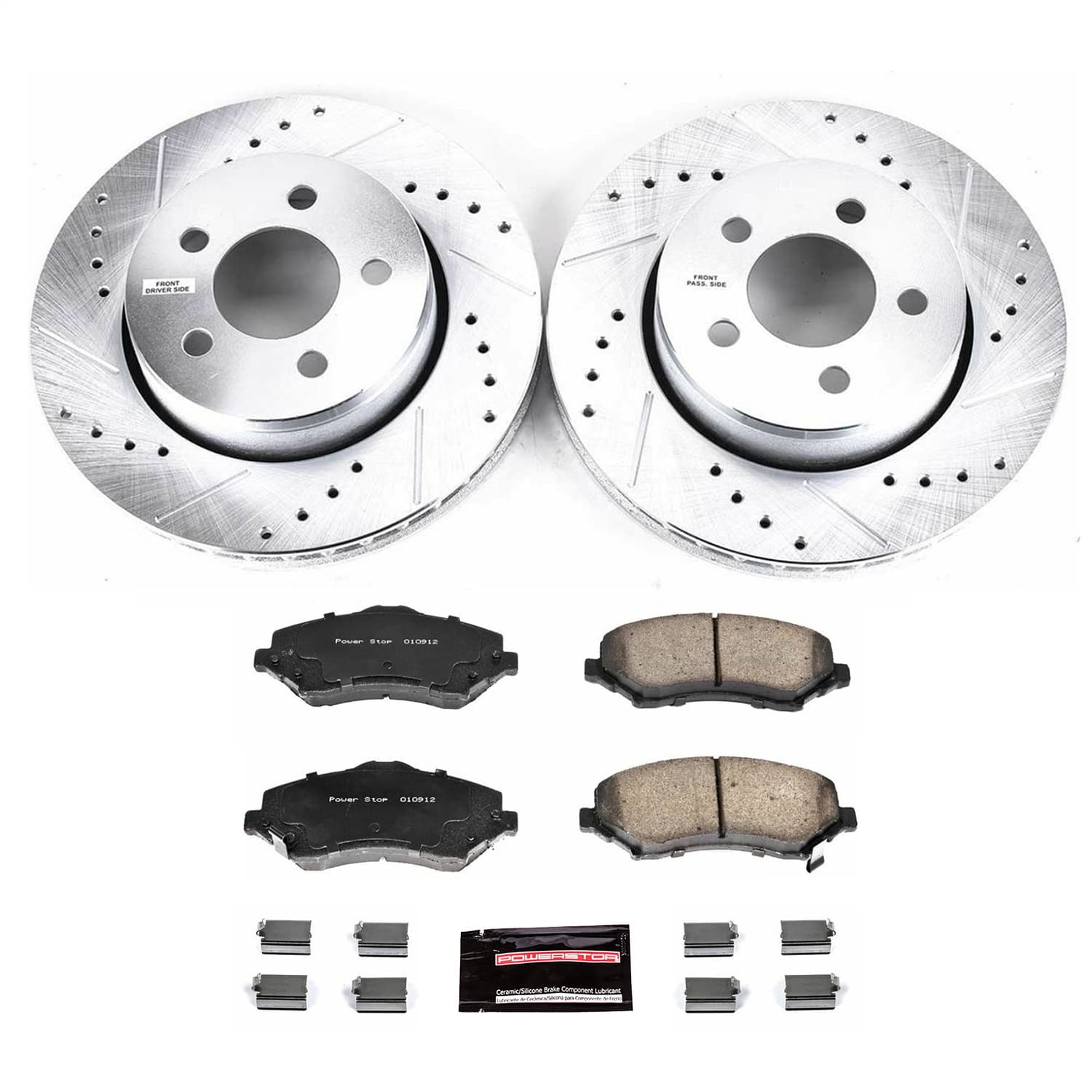 Power Stop - K1631 - Front - Disc Brake Pad and Rotor Kit image 1