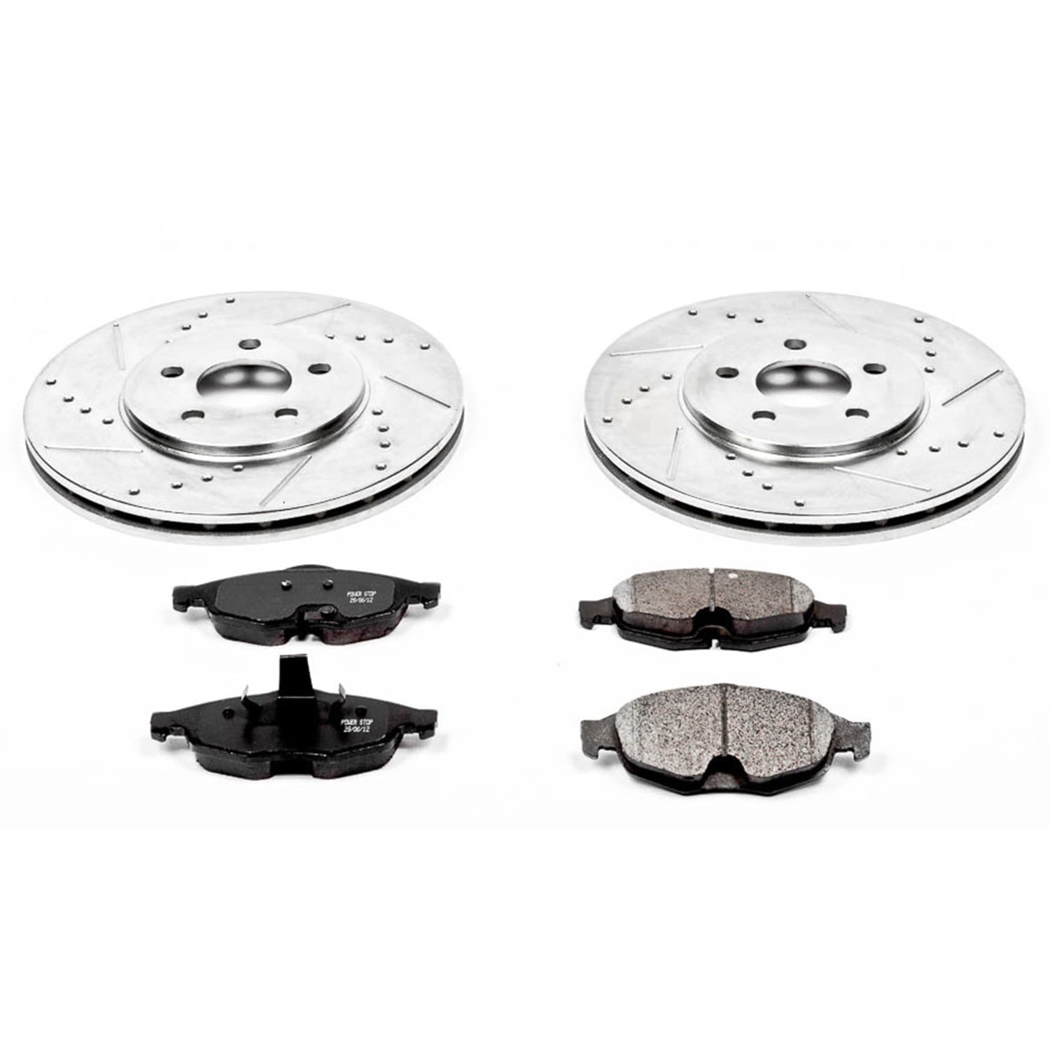 Power Stop - K1684 - Front - Disc Brake Pad and Rotor Kit image 1
