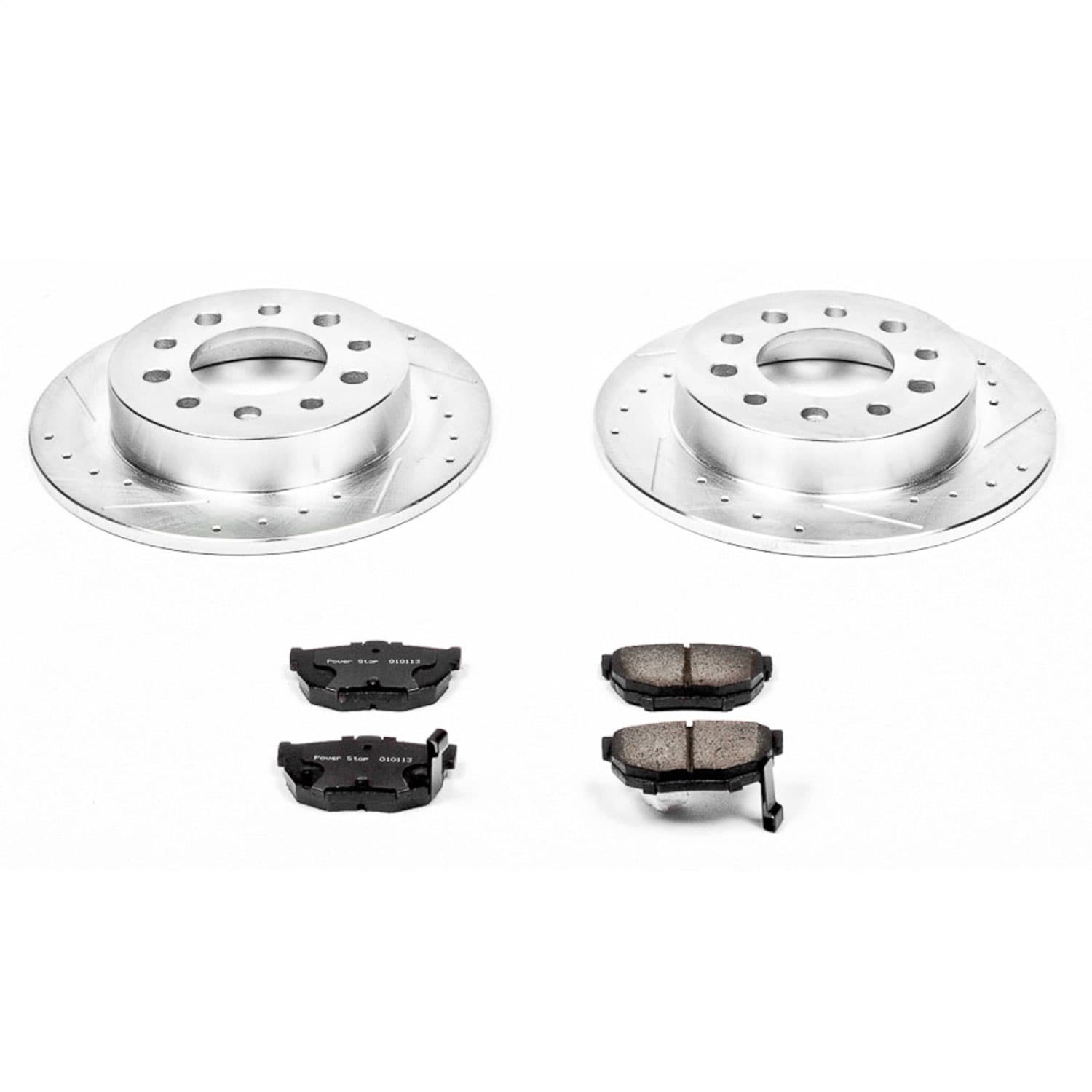 Power Stop - K170 - Rear - Disc Brake Pad and Rotor Kit image 1