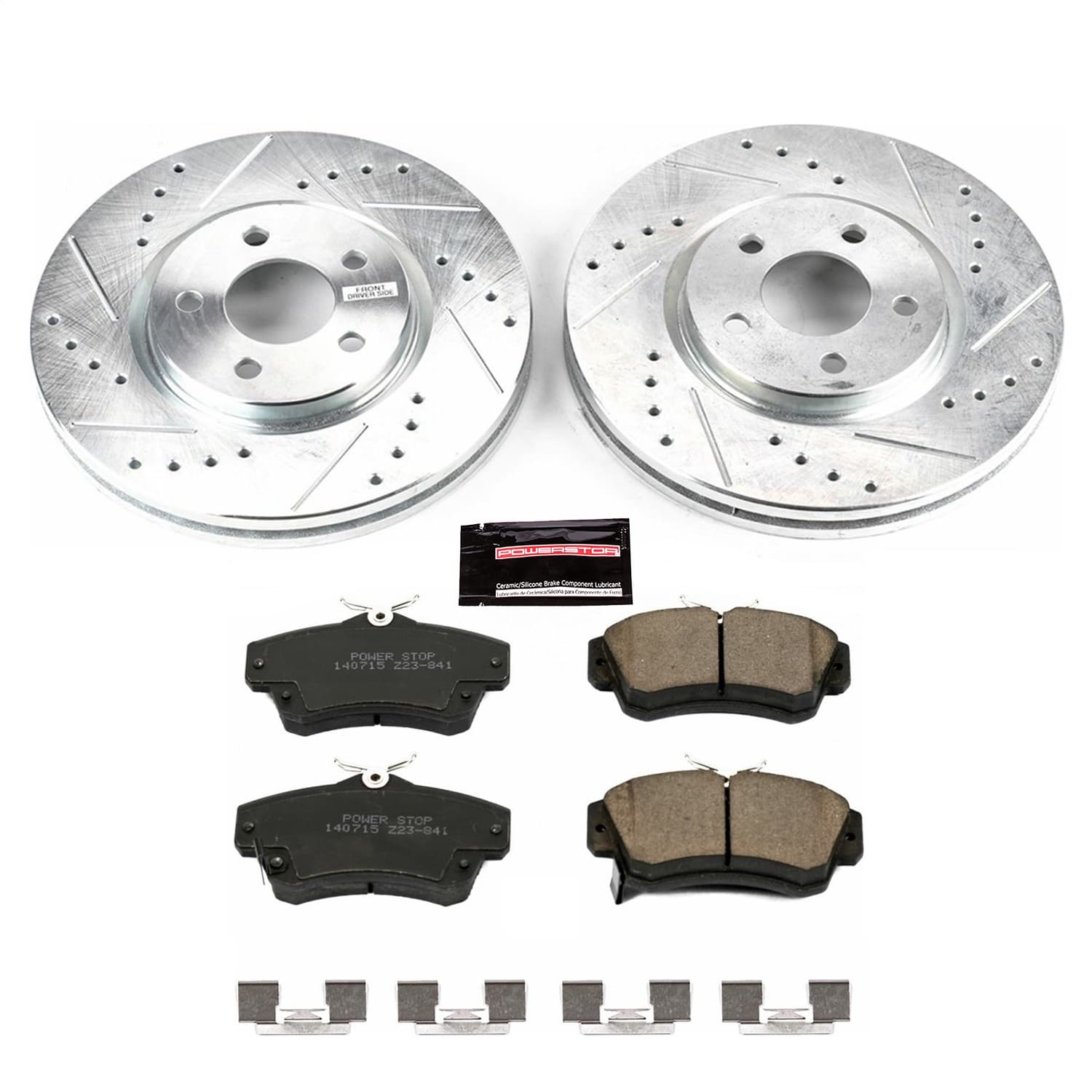 Power Stop - K1706 - Front - Disc Brake Pad and Rotor Kit image 1