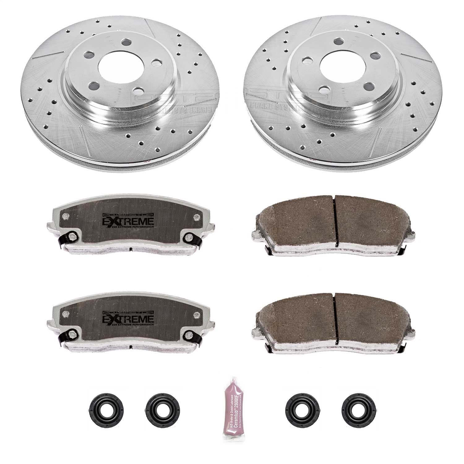 Power Stop - K1714-26 - Front - Disc Brake Pad and Rotor Kit image 1