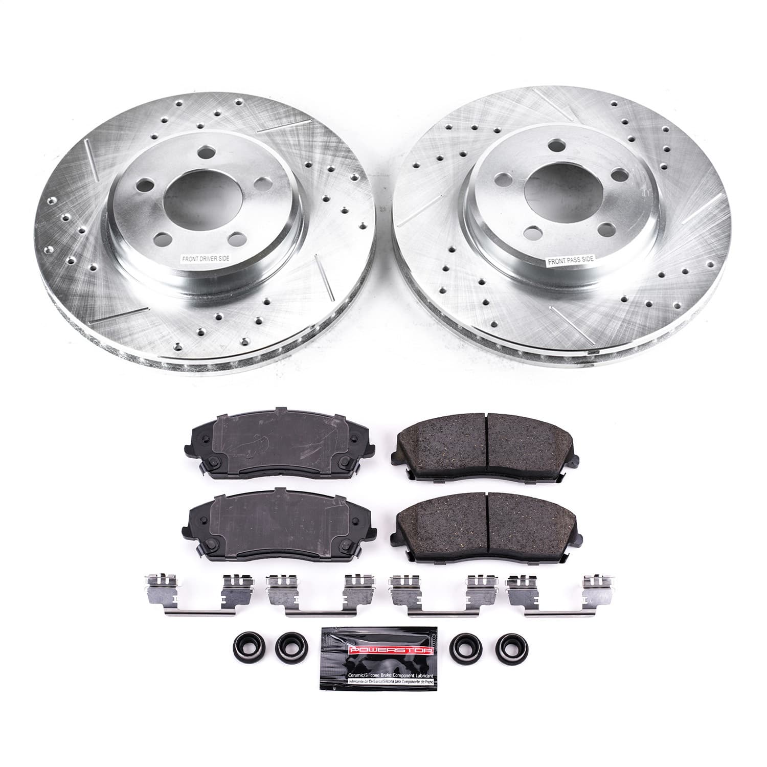 Power Stop - K1714 - Front - Disc Brake Pad and Rotor Kit image 1