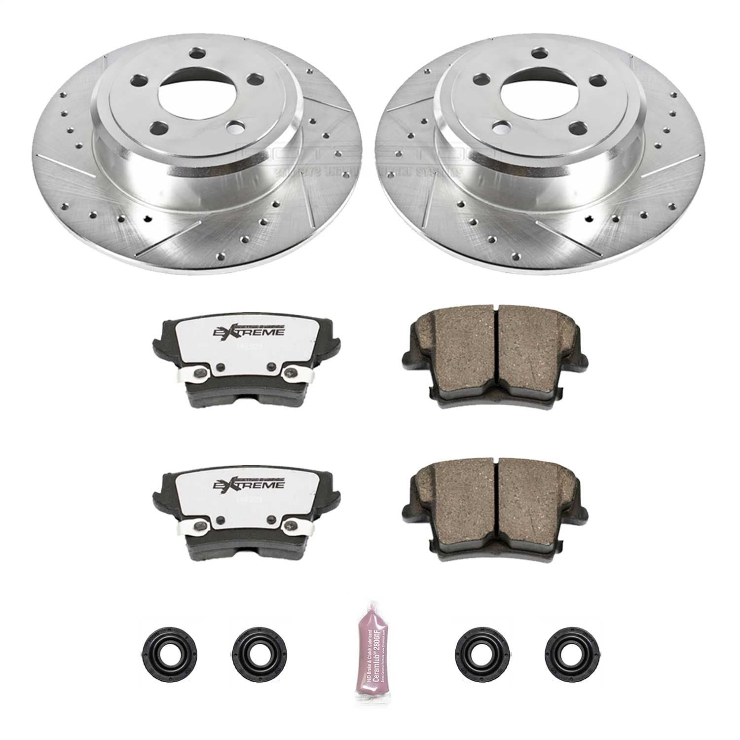 Power Stop - K1719-26 - Rear - Disc Brake Pad and Rotor Kit image 1