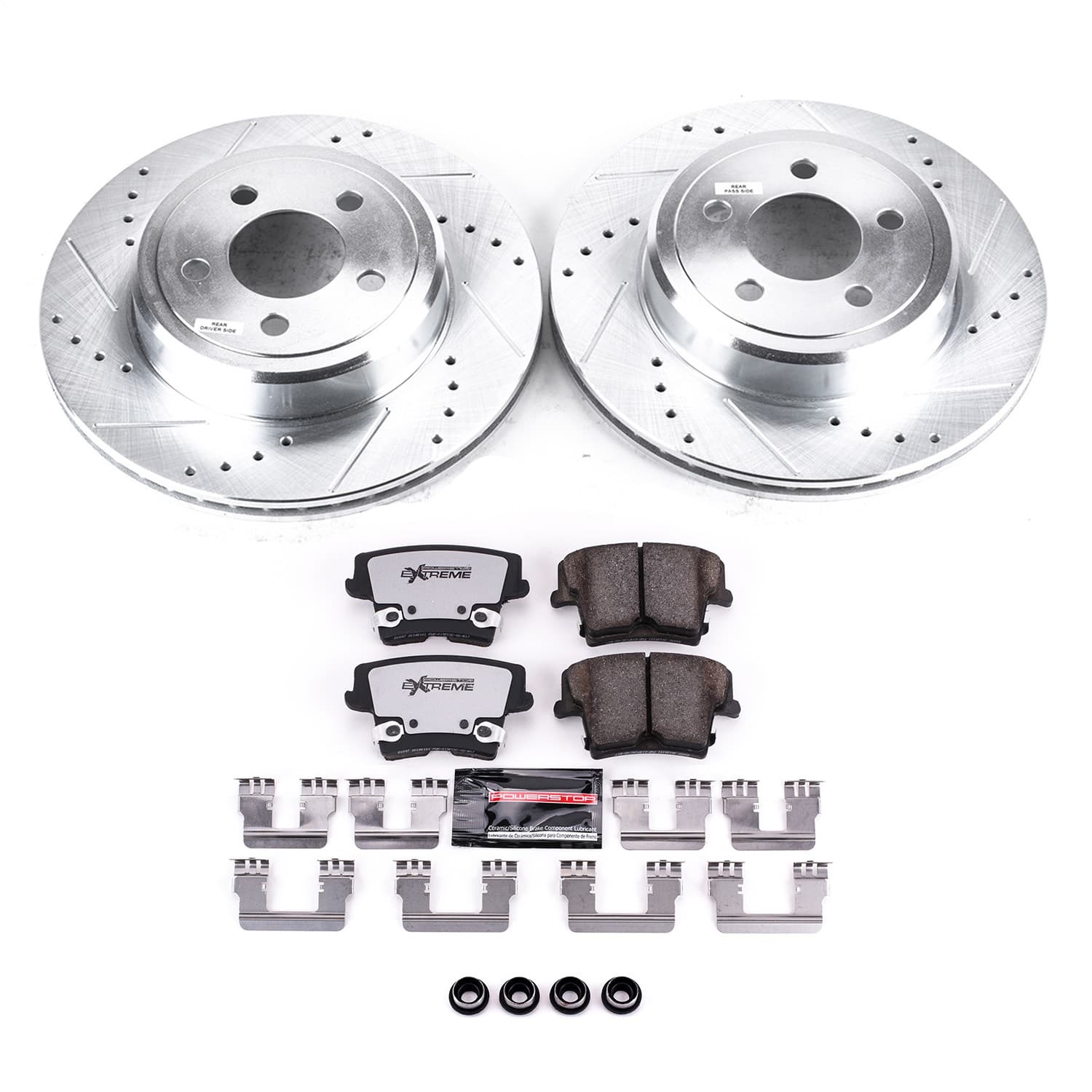 Power Stop - K1720-26 - Rear - Disc Brake Pad and Rotor Kit image 1