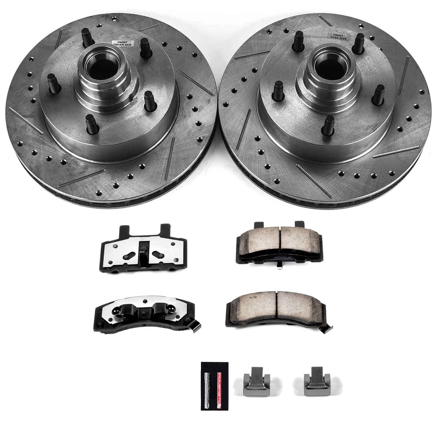 Power Stop - K1766-36 - Front - Disc Brake Pad and Rotor Kit image 1