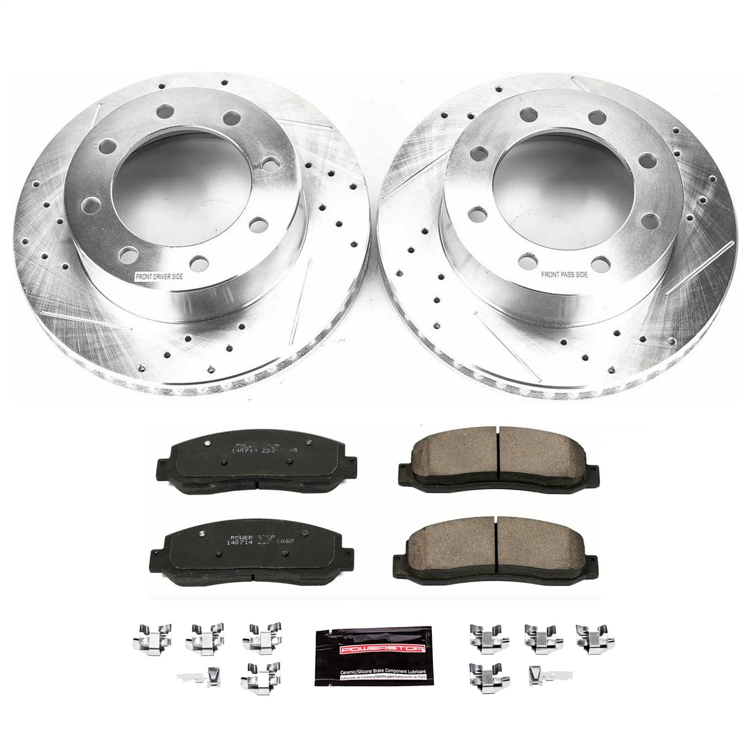 Power Stop - K1781 - Front - Disc Brake Pad and Rotor Kit image 1