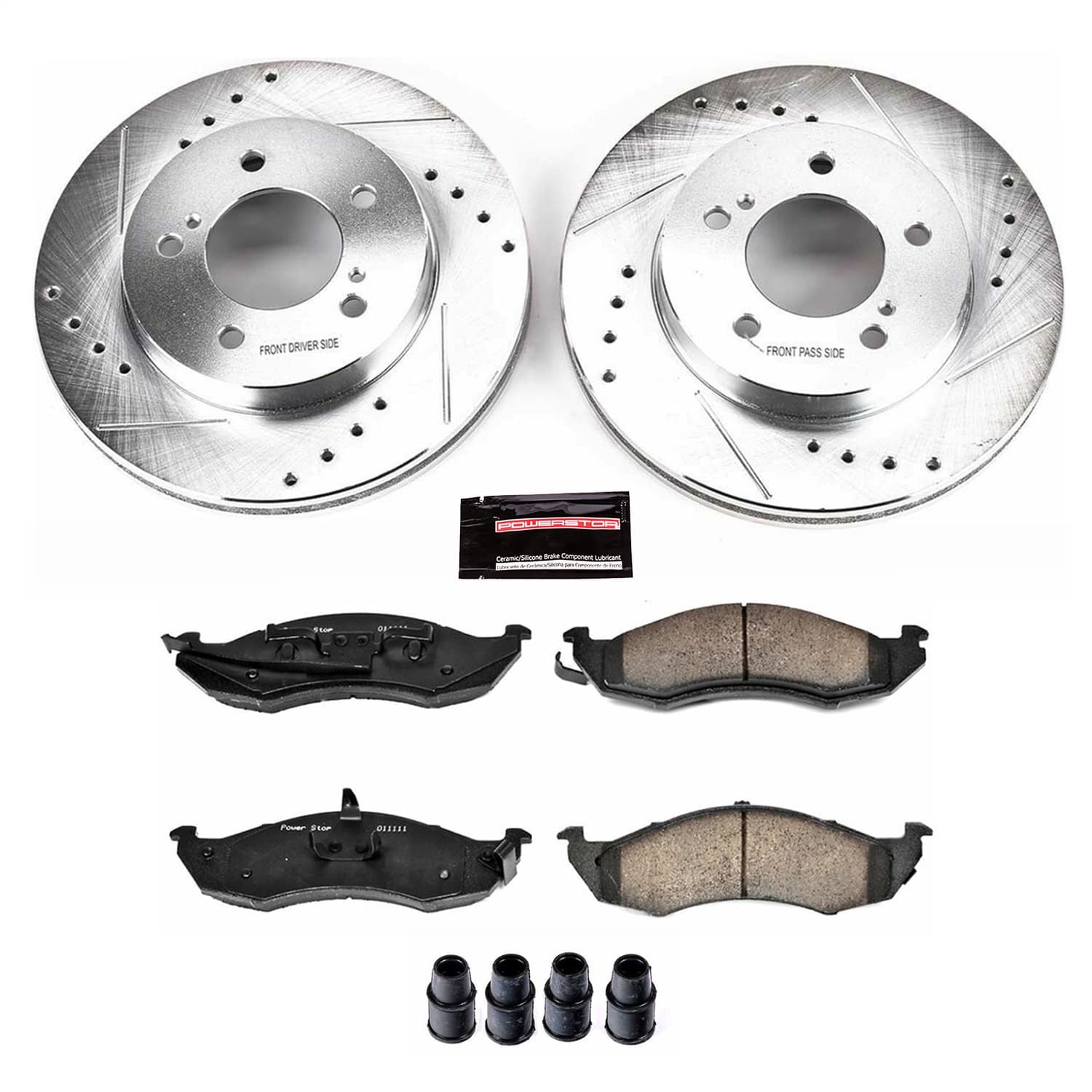 Power Stop - K1823 - Front - Disc Brake Pad and Rotor Kit image 1