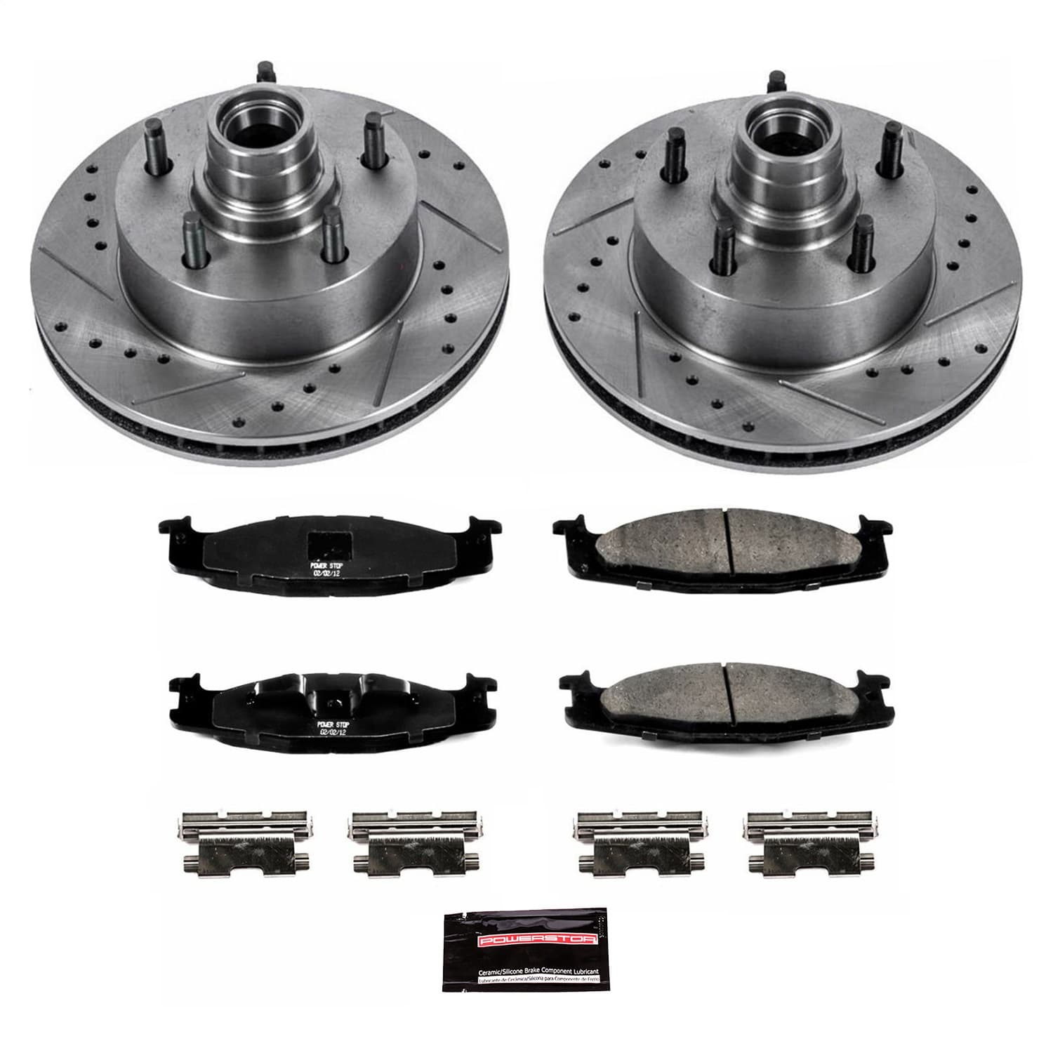 Power Stop - K1831 - Front - Disc Brake Pad and Rotor Kit image 1