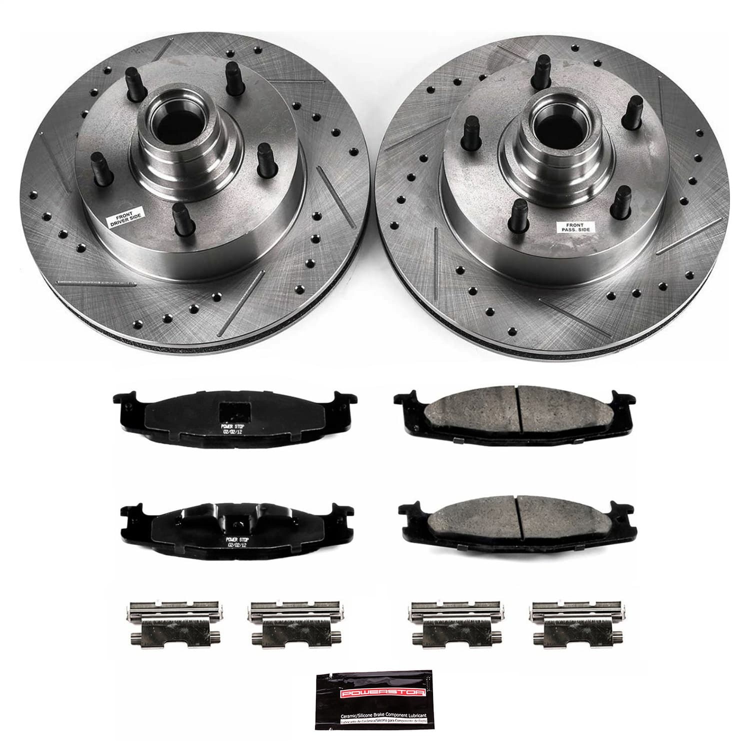 Power Stop - K1832 - Front - Disc Brake Pad and Rotor Kit image 1