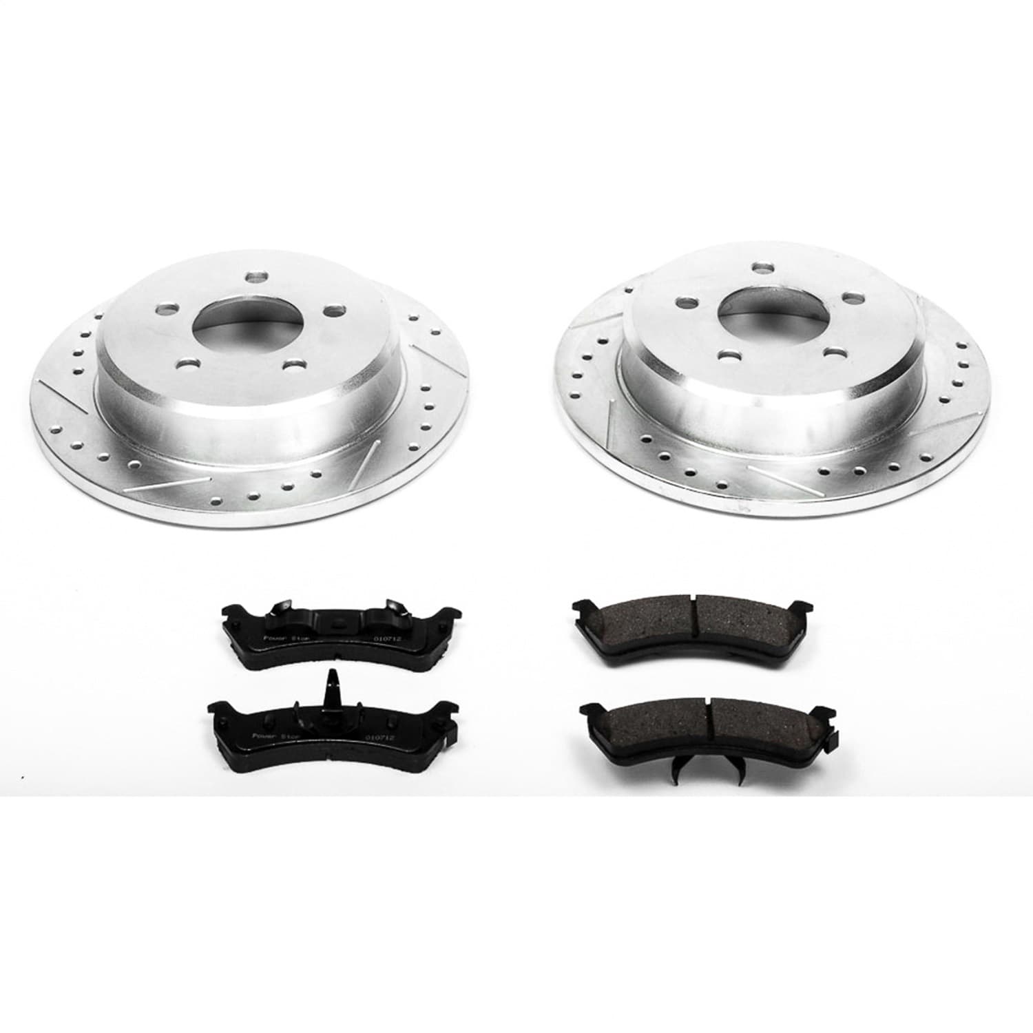 Power Stop - K1858 - Rear - Disc Brake Pad and Rotor Kit image 1
