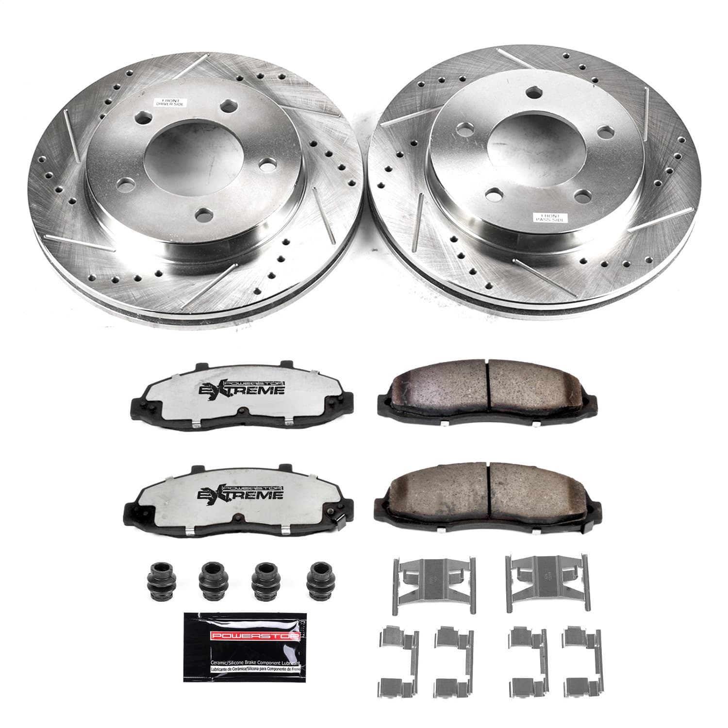 Power Stop - K1866-36 - Front - Disc Brake Pad and Rotor Kit image 1