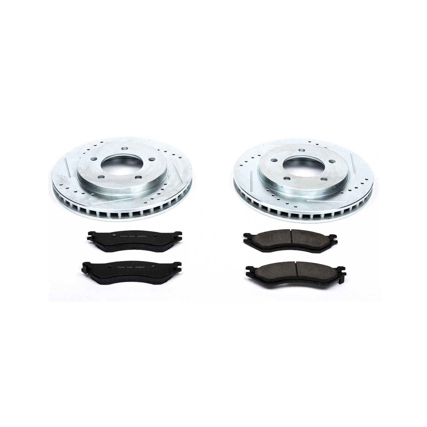 Power Stop - K1869 - Front - Disc Brake Pad and Rotor Kit image 1