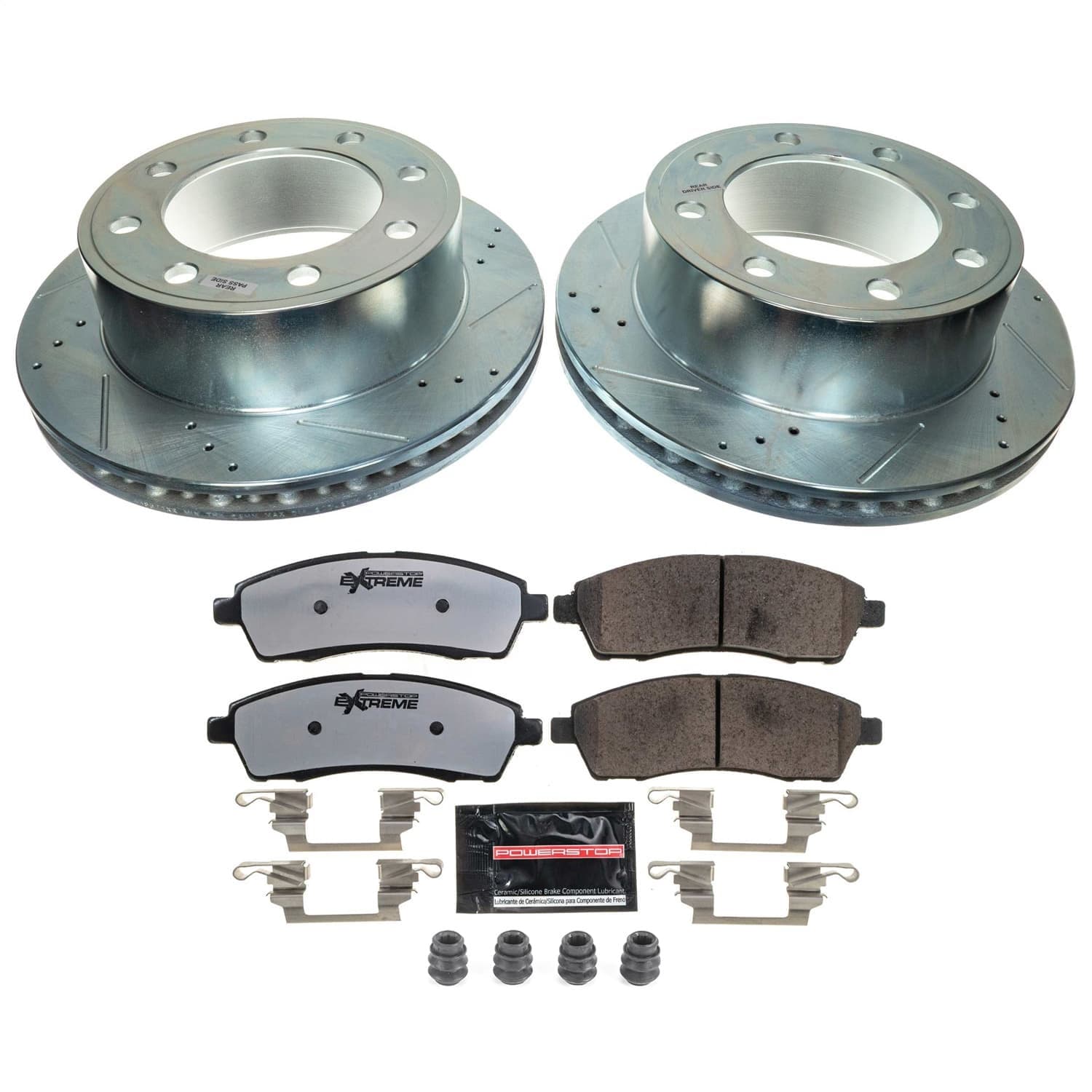 Power Stop - K1890-36 - Rear - Disc Brake Pad and Rotor Kit image 1