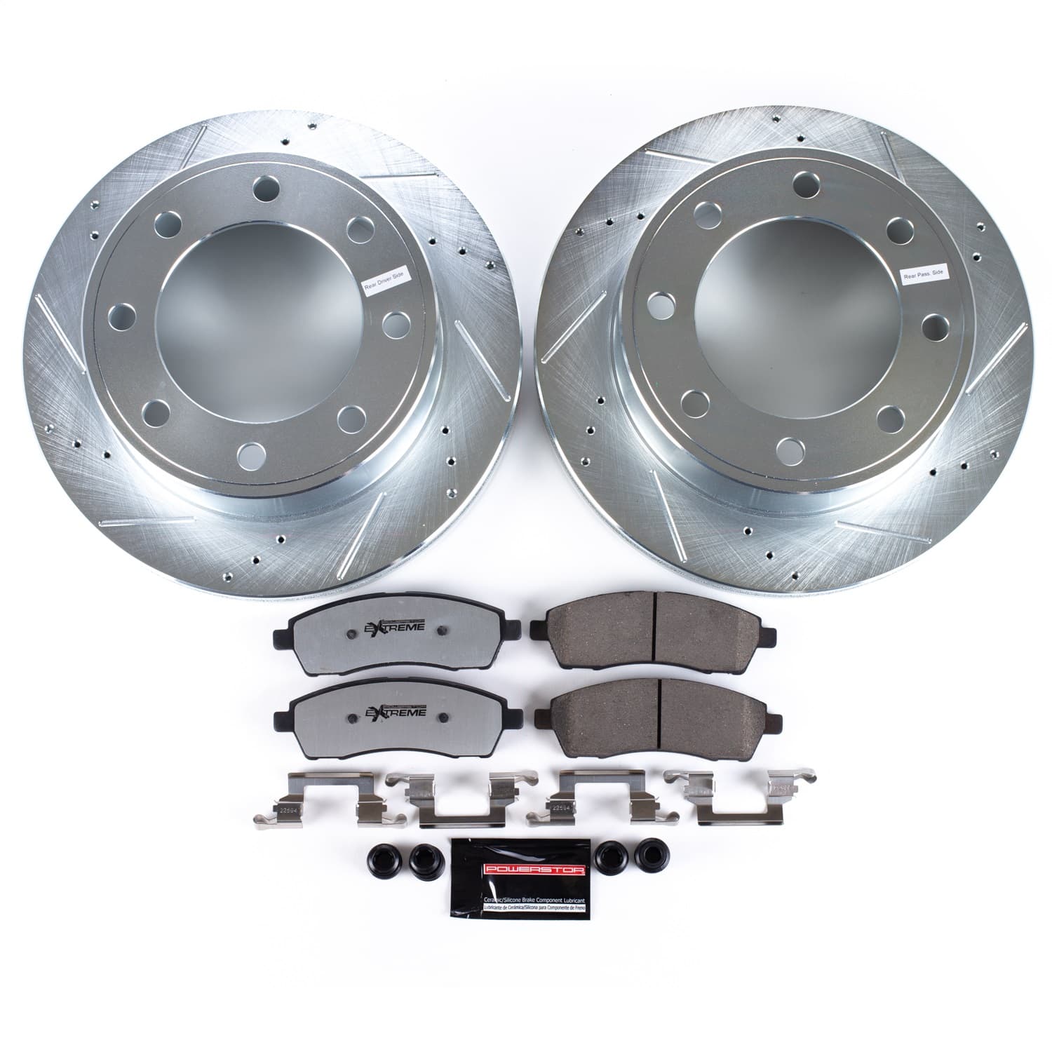 Power Stop - K1890-36 - Rear - Disc Brake Pad and Rotor Kit image 2