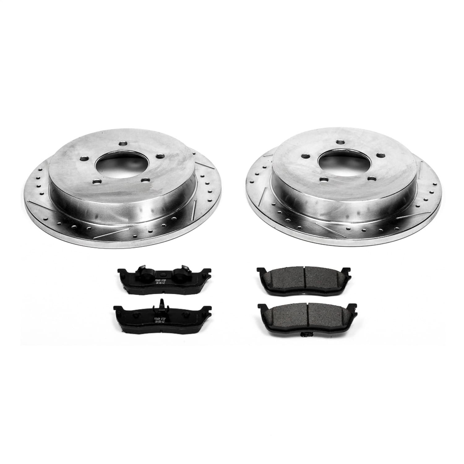 Power Stop - K1913 - Rear - Disc Brake Pad and Rotor Kit image 1