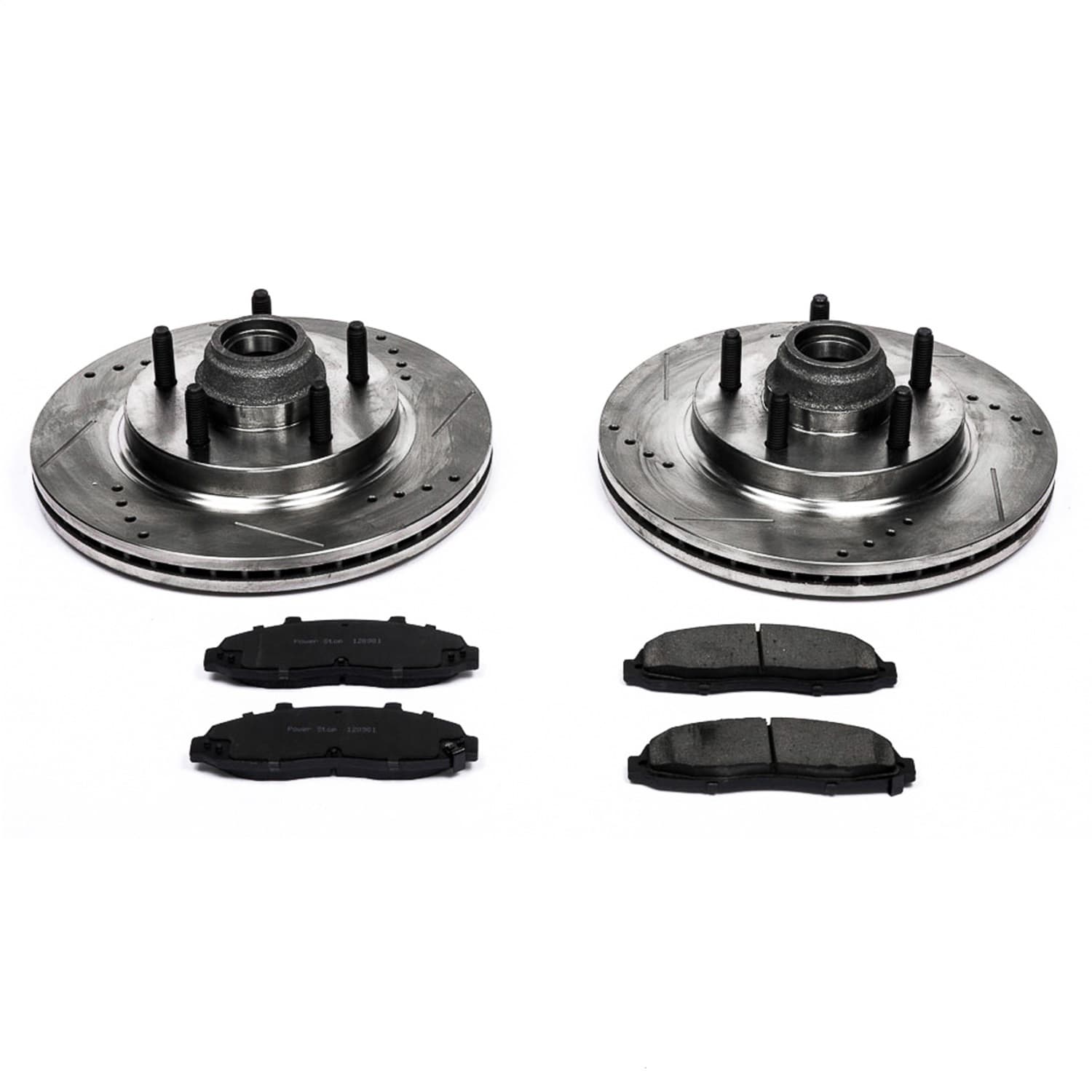 Power Stop - K1914 - Front - Disc Brake Pad and Rotor Kit image 1
