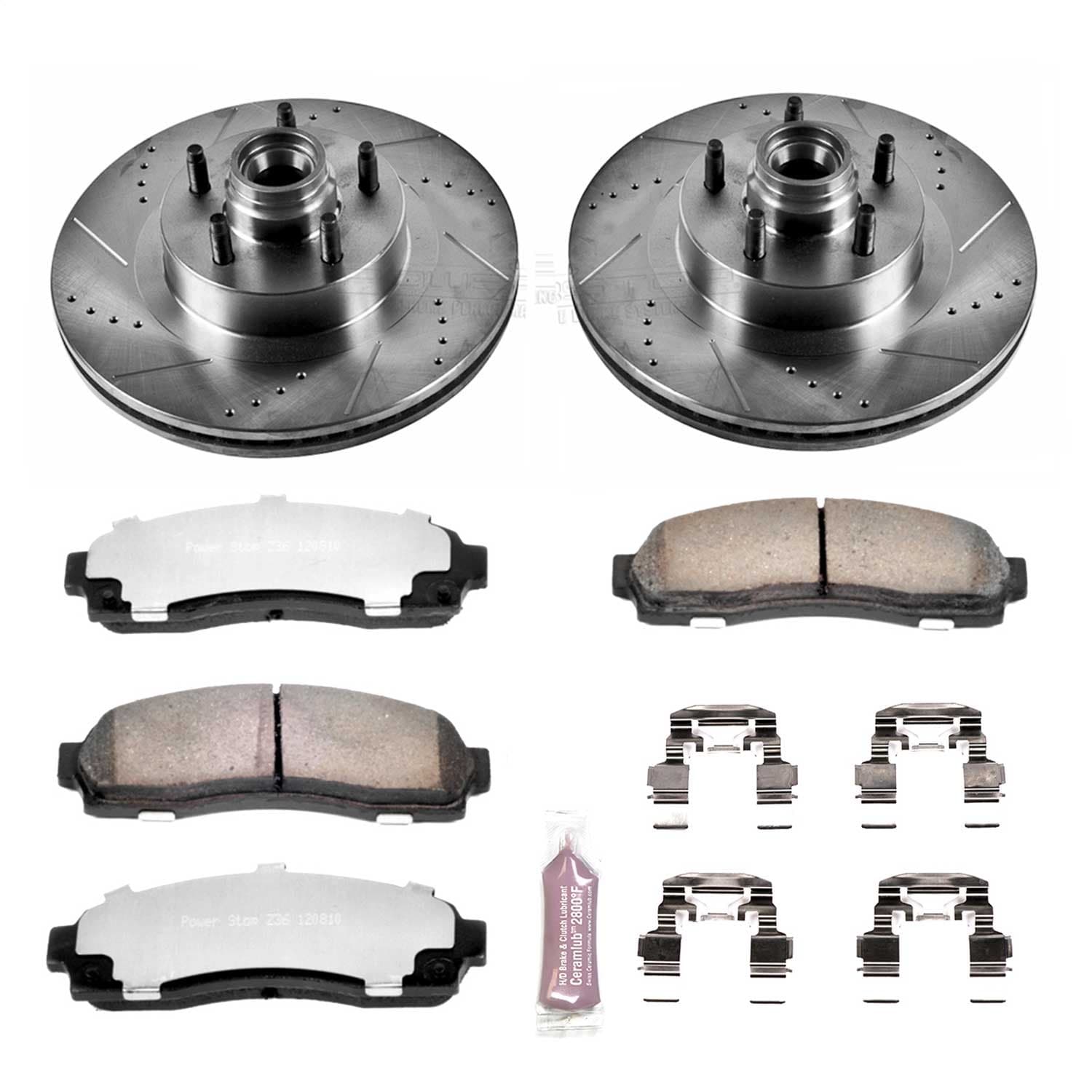 Power Stop - K1920-36 - Front - Disc Brake Pad and Rotor Kit image 1
