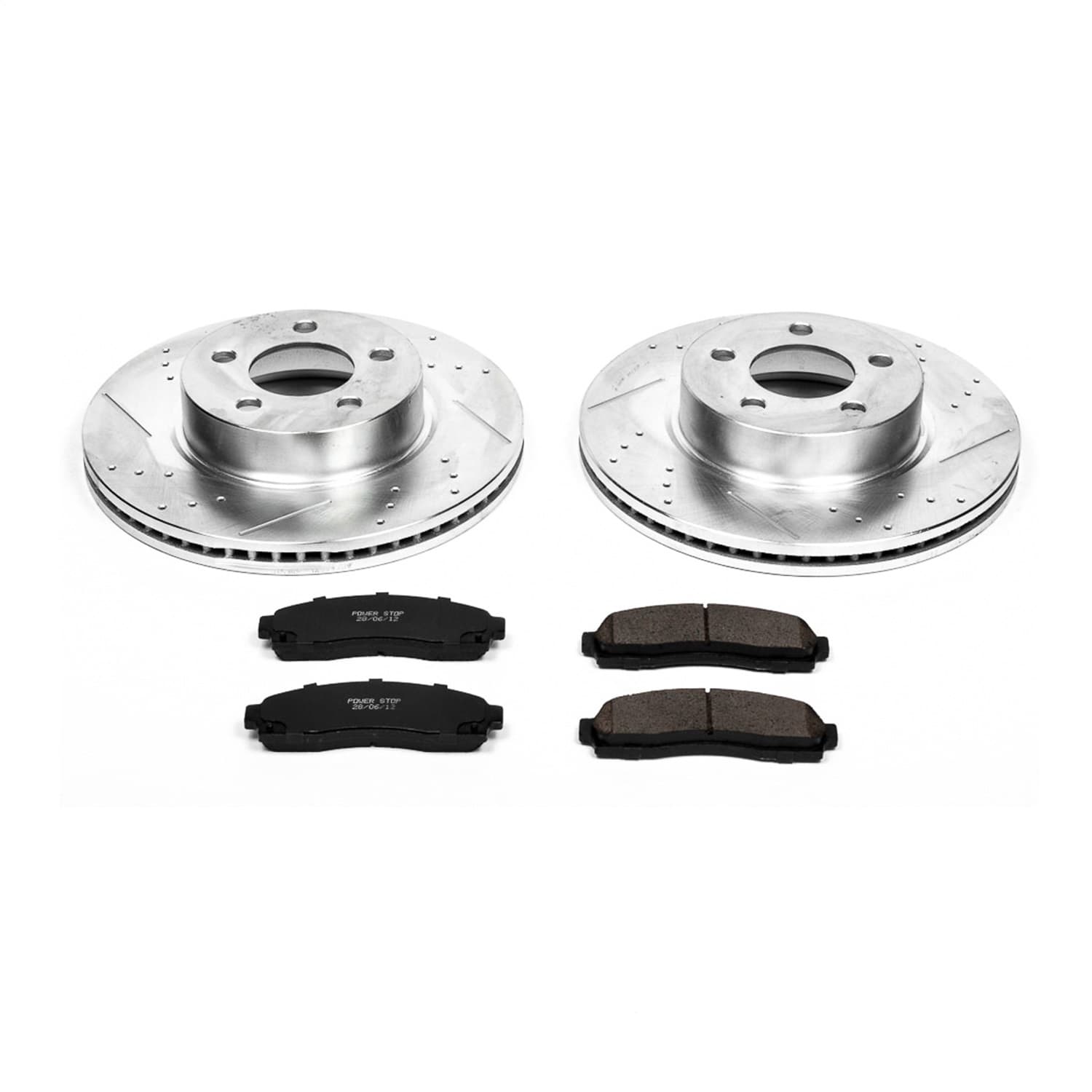 Power Stop - K1923 - Front - Disc Brake Pad and Rotor Kit image 1