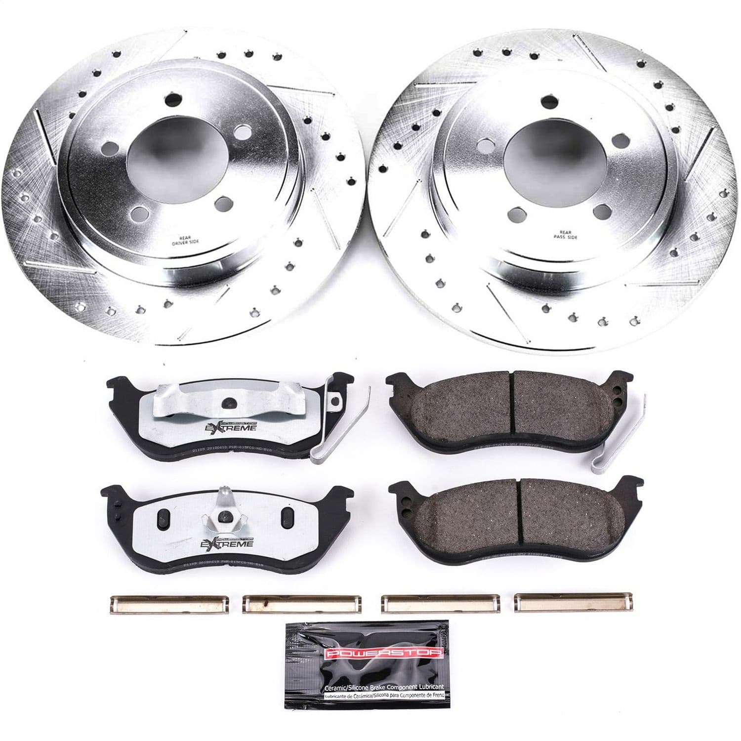 Power Stop - K1929-36 - Rear - Disc Brake Pad and Rotor Kit image 1