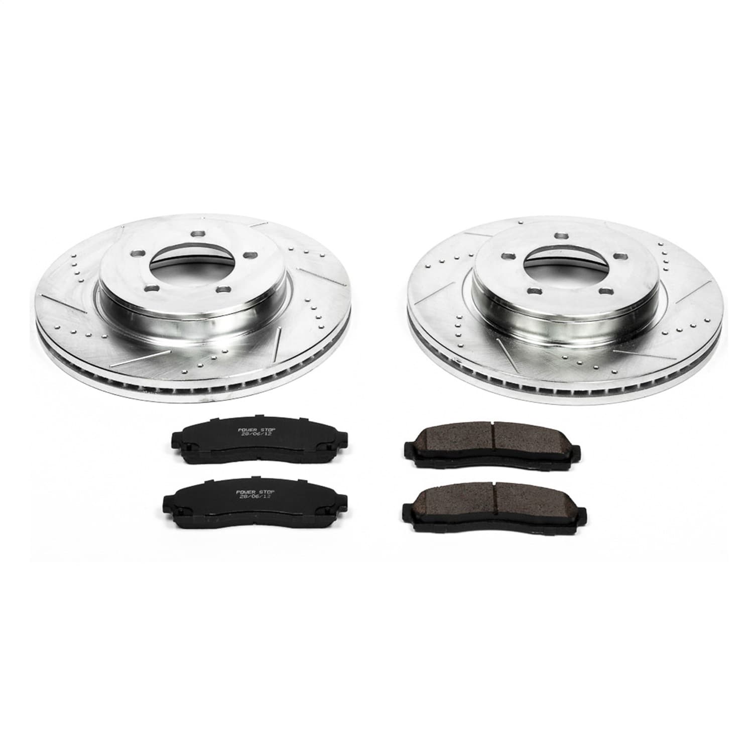Power Stop - K1931 - Front - Disc Brake Pad and Rotor Kit image 1