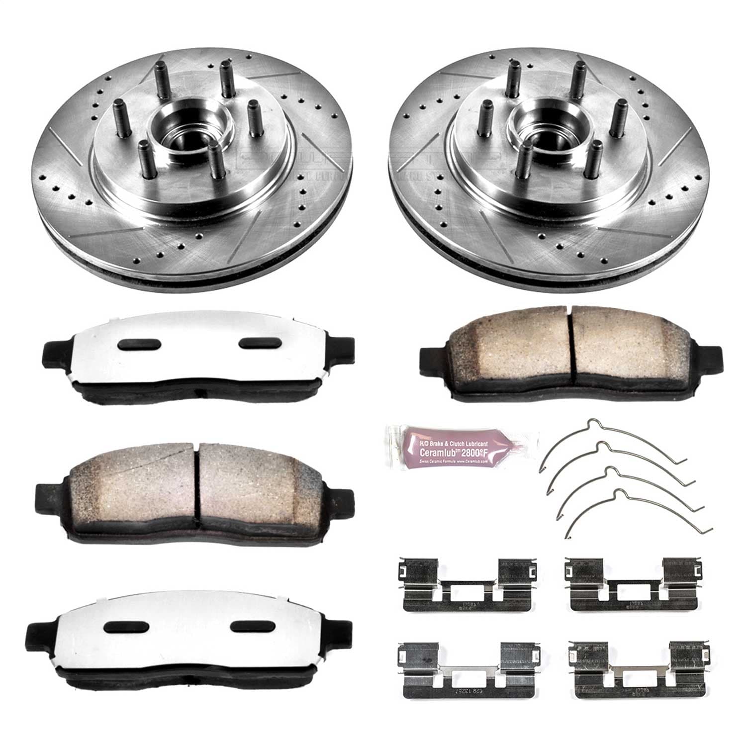 Power Stop - K1939-36 - Front - Disc Brake Pad and Rotor Kit image 1