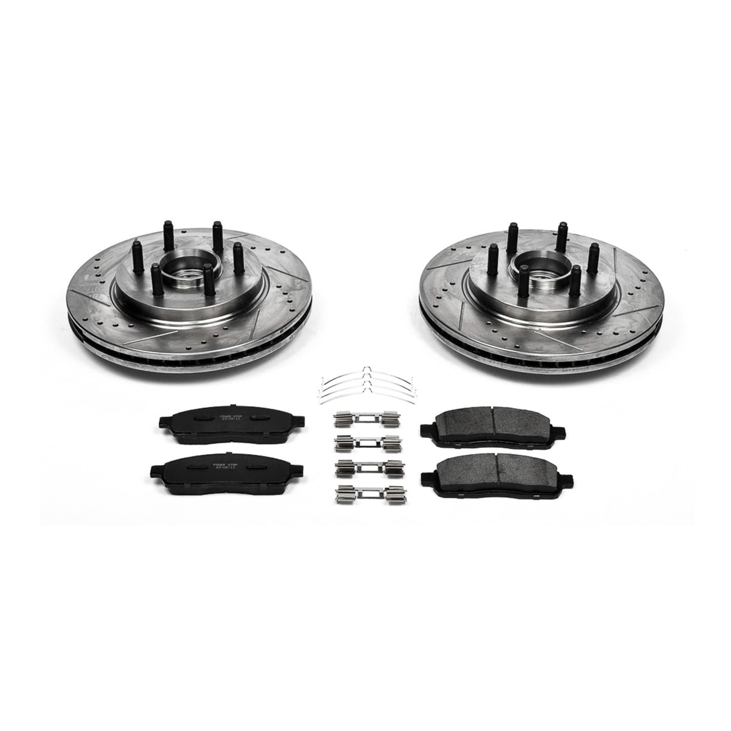 Power Stop - K1939 - Front - Disc Brake Pad and Rotor Kit image 1