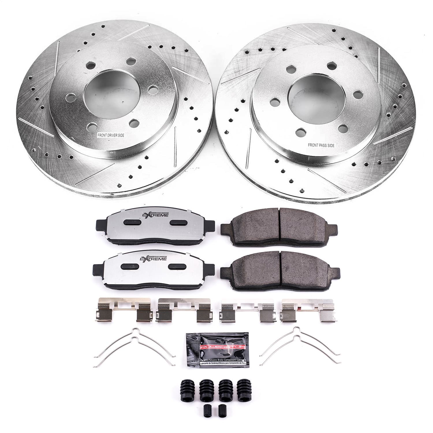Power Stop - K1943-36 - Front - Disc Brake Pad and Rotor Kit image 1