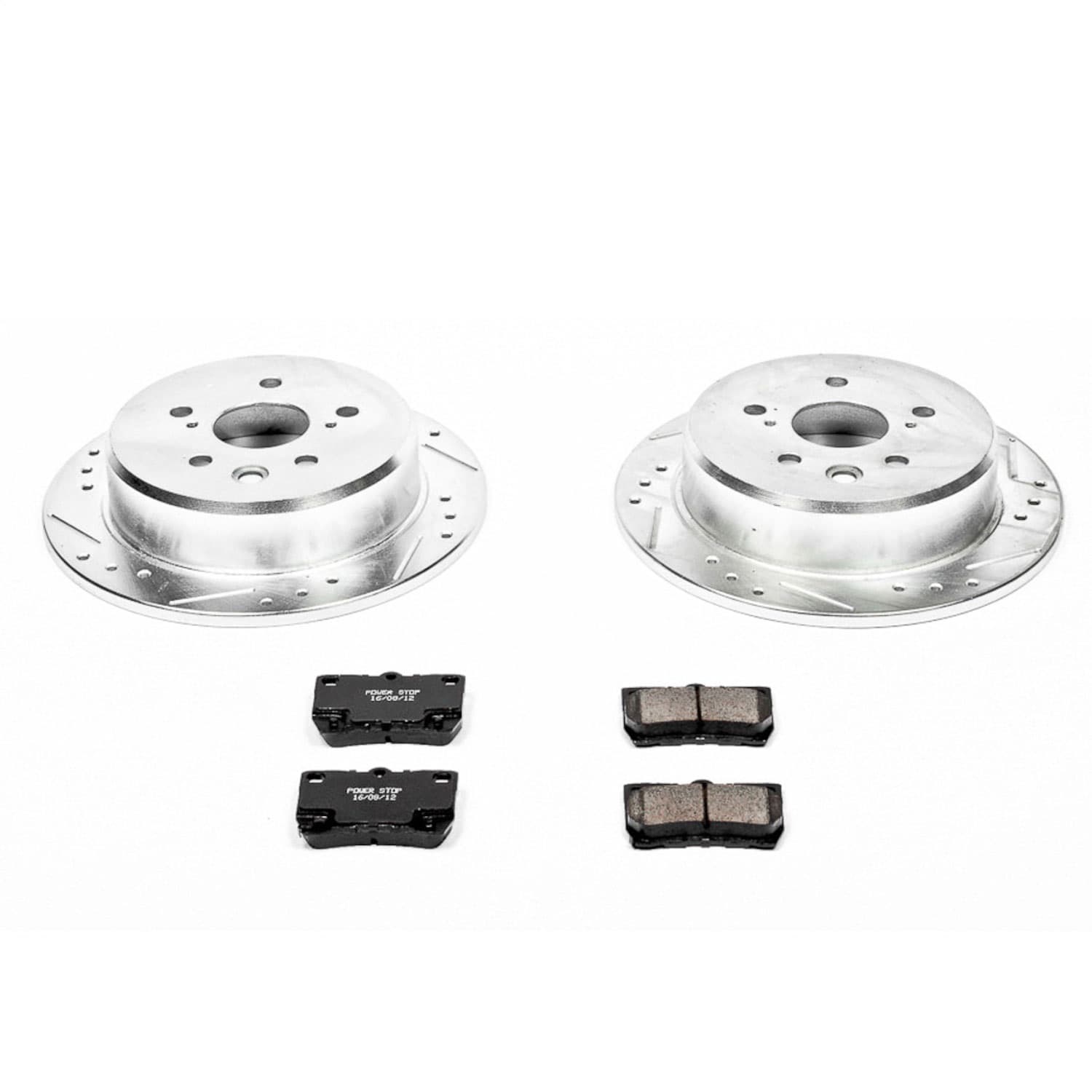 Power Stop - K195 - Rear - Disc Brake Pad and Rotor Kit image 1