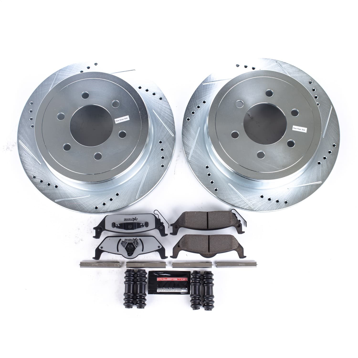Power Stop - K1950-36 - Rear - Disc Brake Pad and Rotor Kit image 3