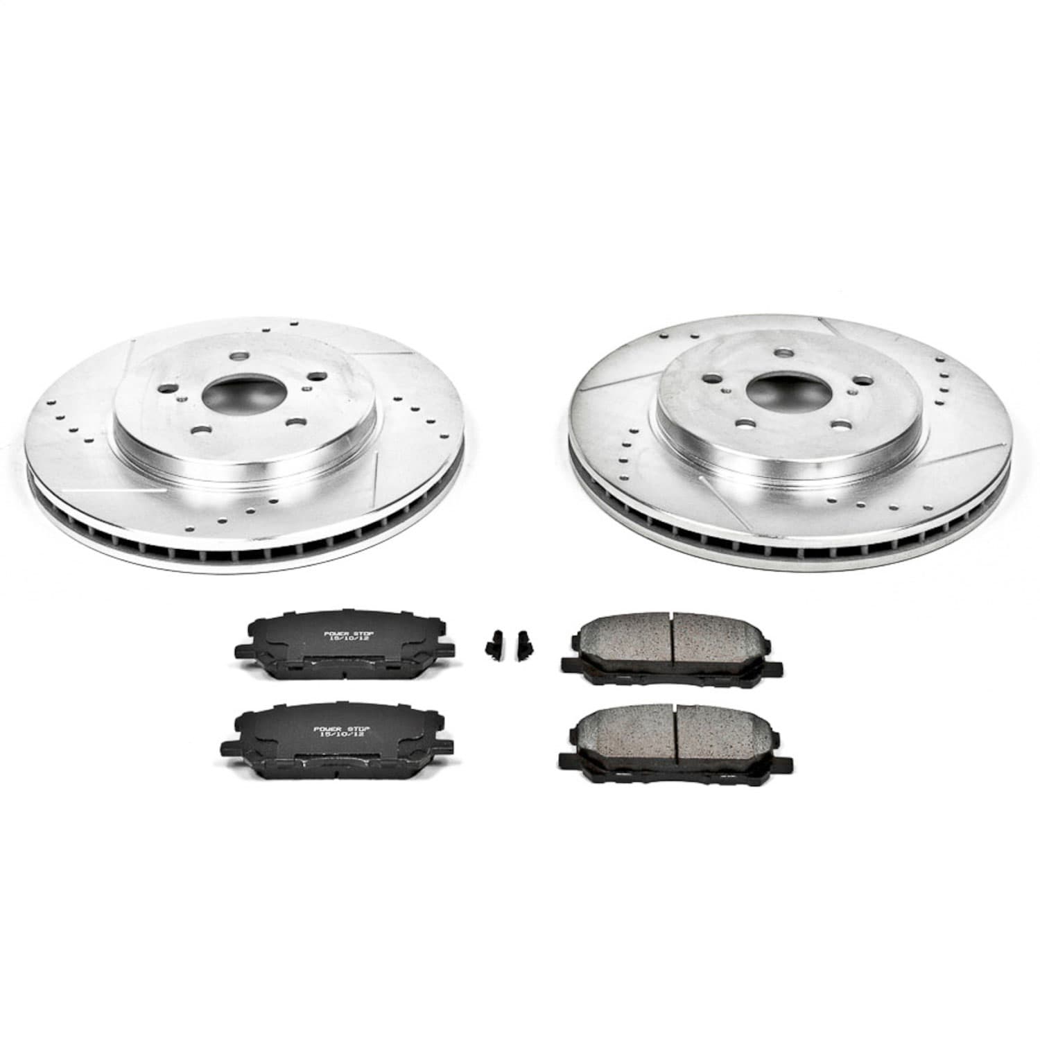 Power Stop - K196 - Front - Disc Brake Pad and Rotor Kit image 1