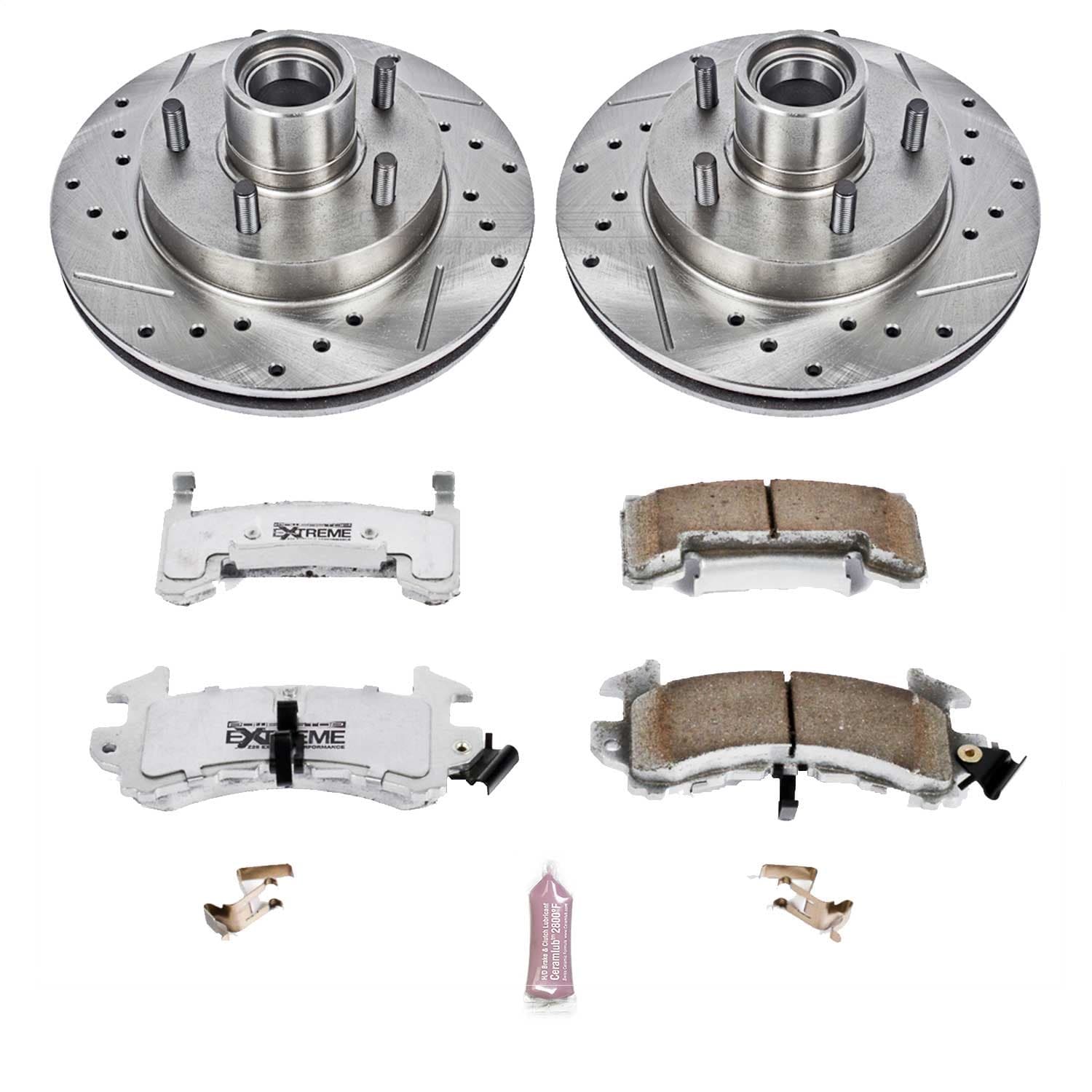 Power Stop - K1985-26 - Front - Disc Brake Pad and Rotor Kit image 1