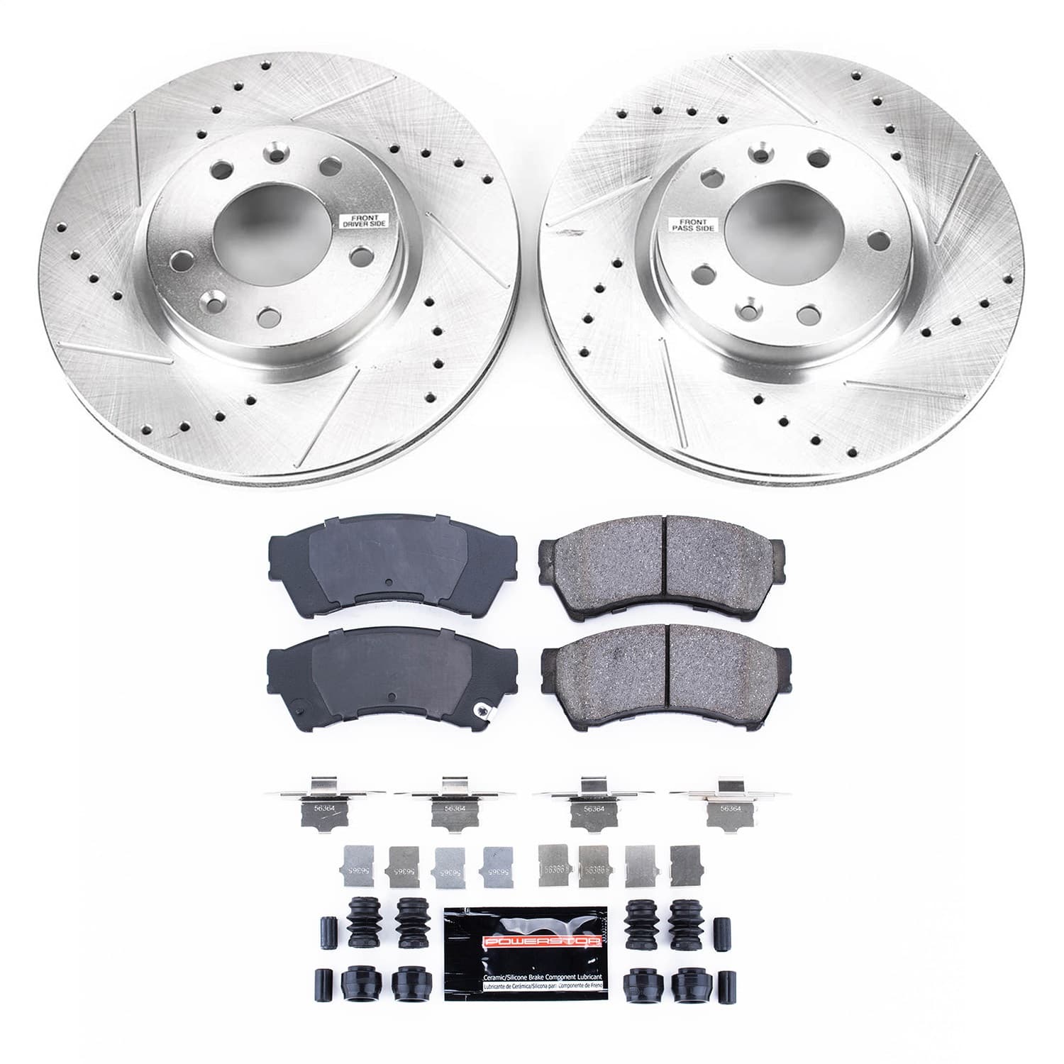 Power Stop - K199 - Front - Disc Brake Pad and Rotor Kit image 1