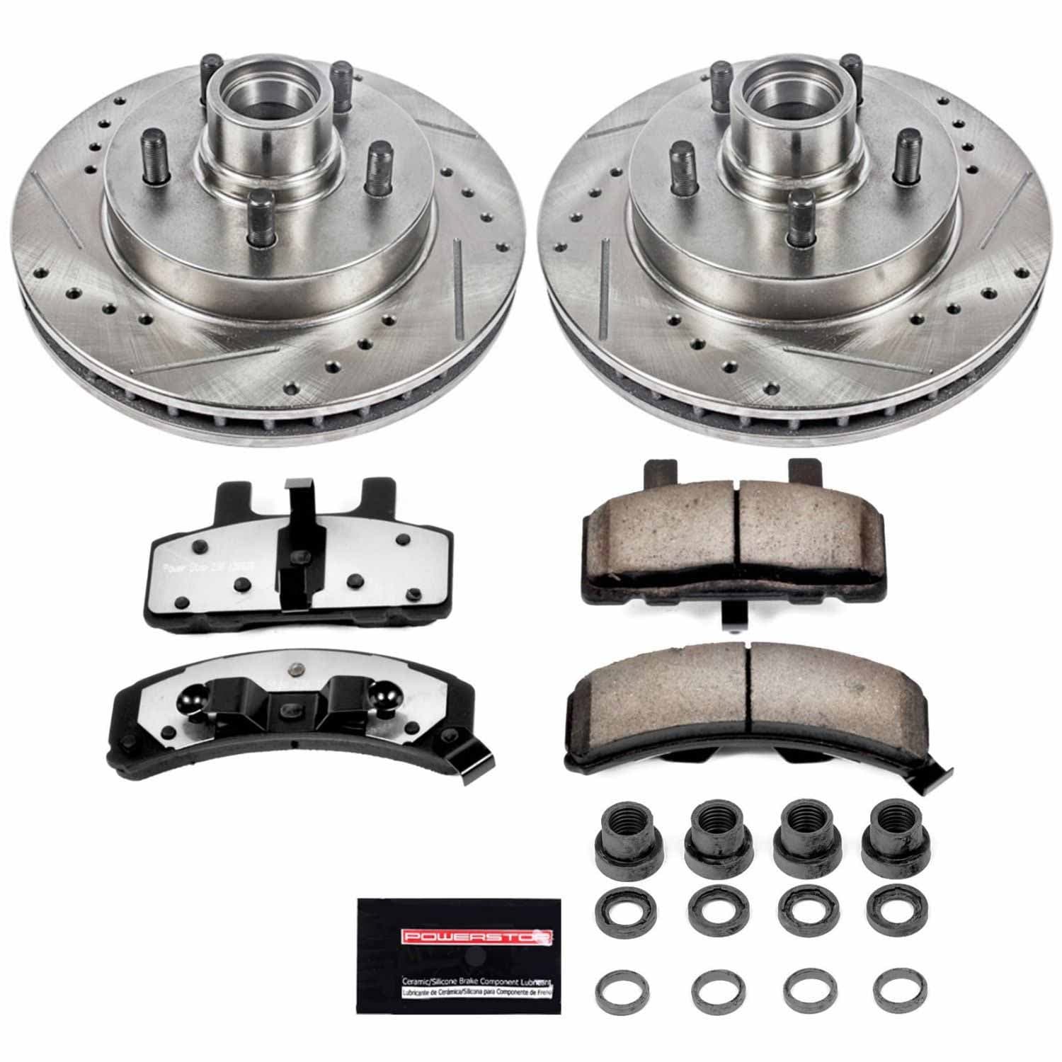 Power Stop - K1990-36 - Front - Disc Brake Pad and Rotor Kit image 1