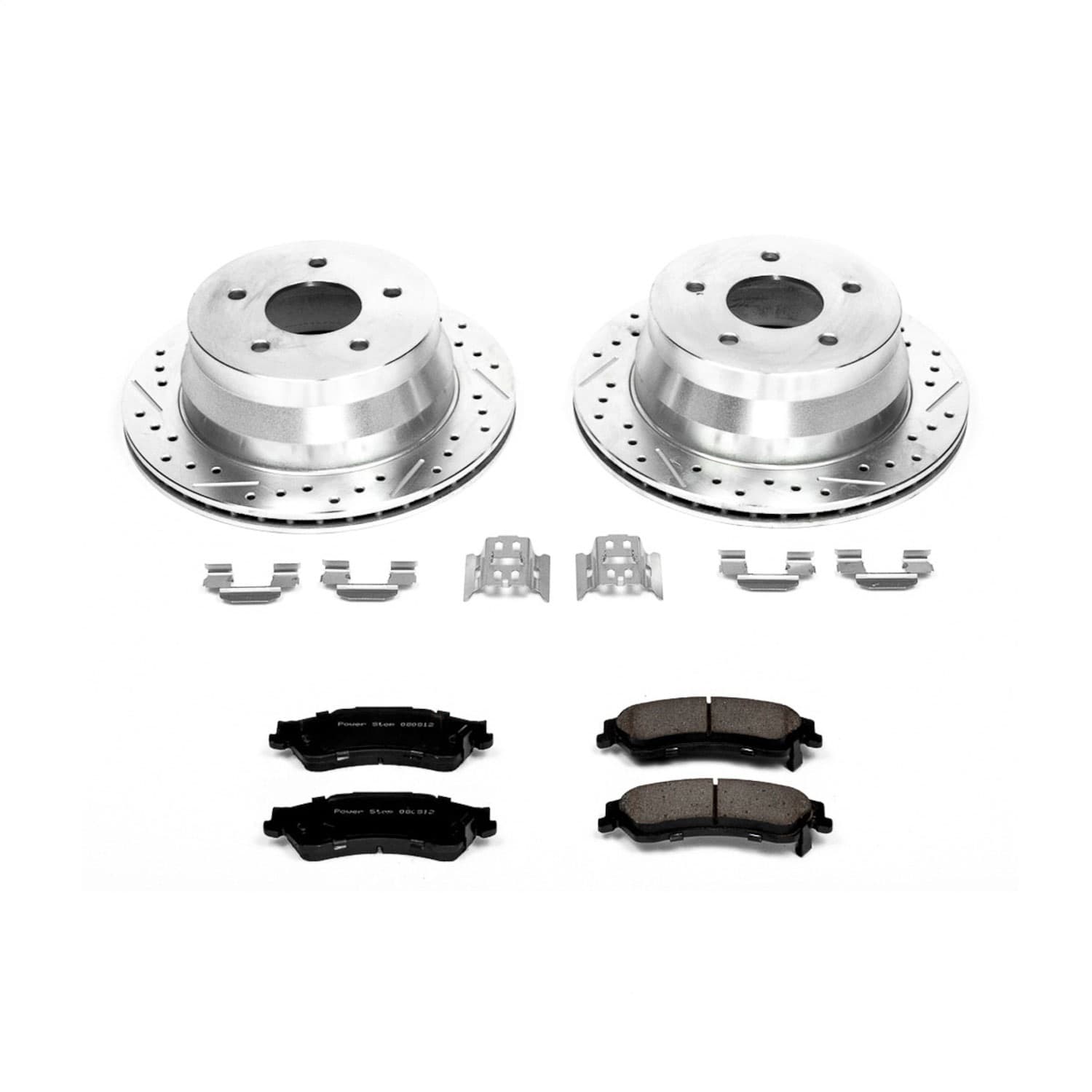 Power Stop - K2003 - Rear - Disc Brake Pad and Rotor Kit image 1