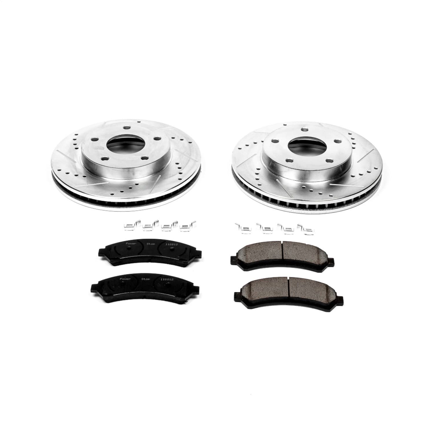 Power Stop - K2004 - Front - Disc Brake Pad and Rotor Kit image 1