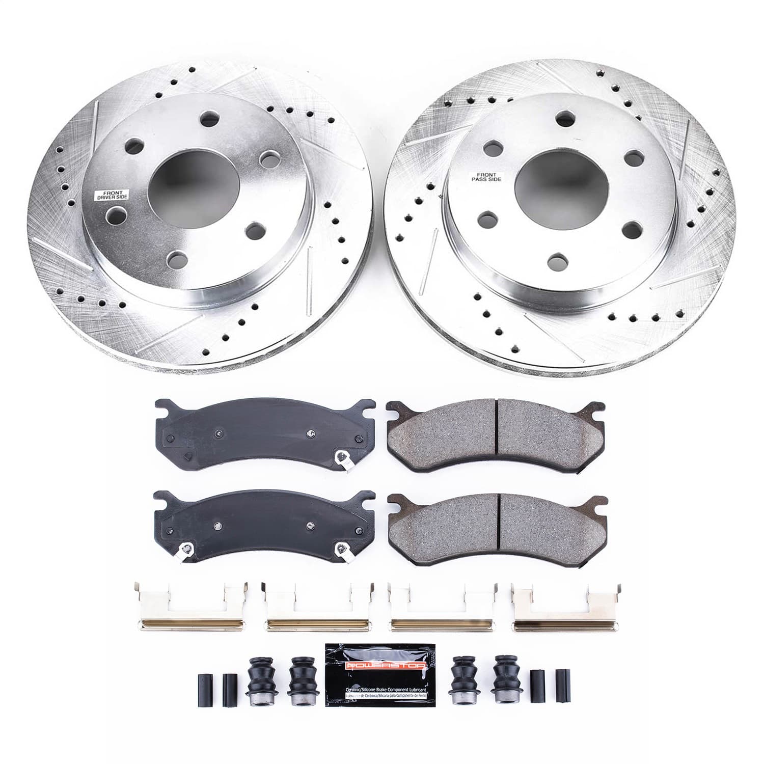 Power Stop - K2009 - Front - Disc Brake Pad and Rotor Kit image 1