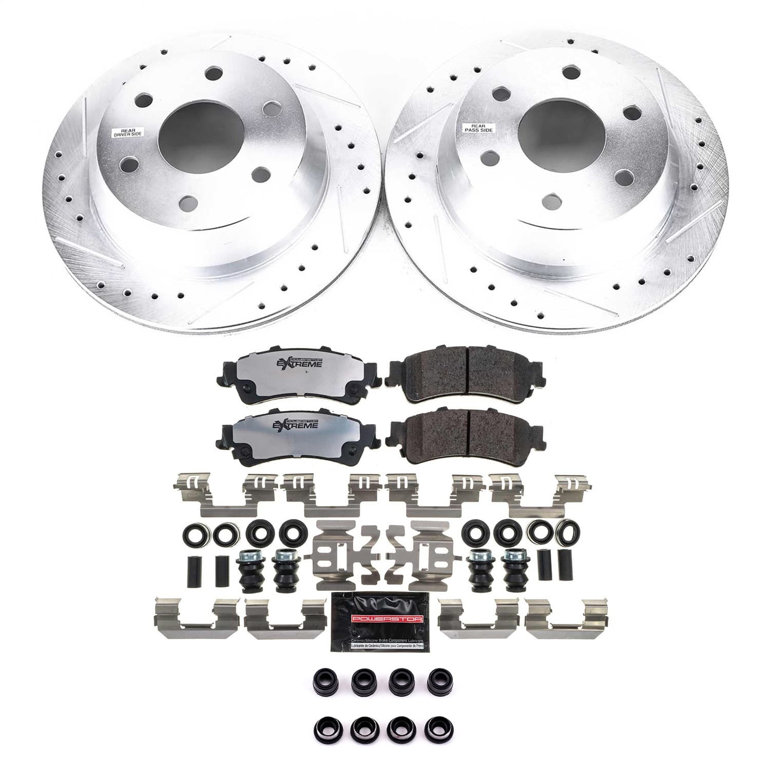 Power Stop - K2018-36 - Rear - Disc Brake Pad and Rotor Kit image 1