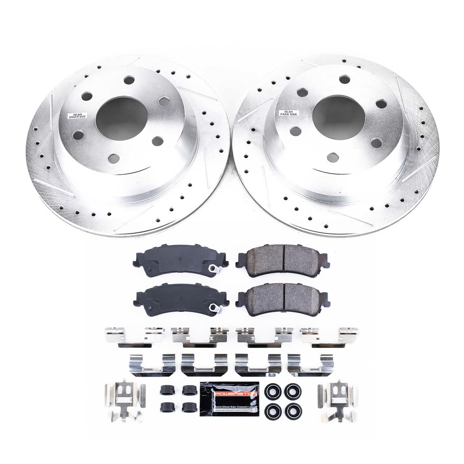 Power Stop - K2018 - Rear - Disc Brake Pad and Rotor Kit image 1