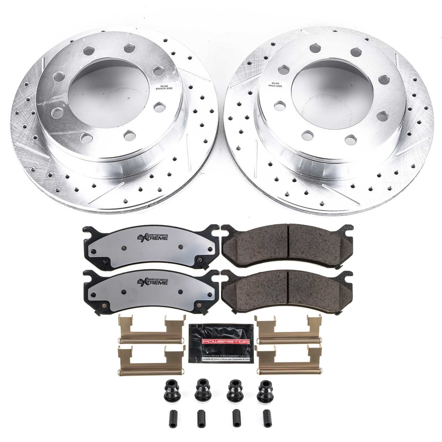 Power Stop - K2041-36 - Rear - Disc Brake Pad and Rotor Kit image 1