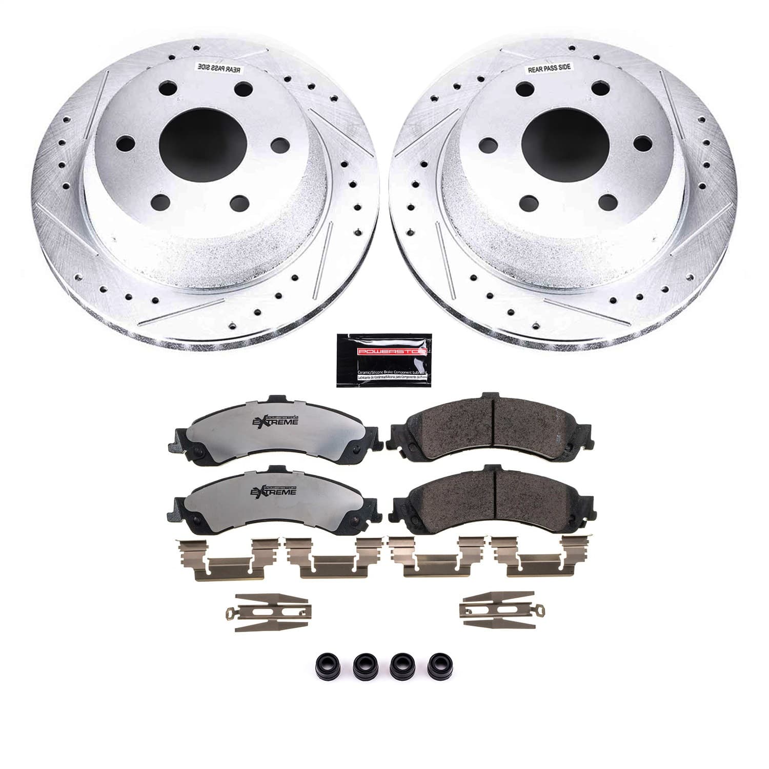Power Stop - K2046-36 - Rear - Disc Brake Pad and Rotor Kit image 1