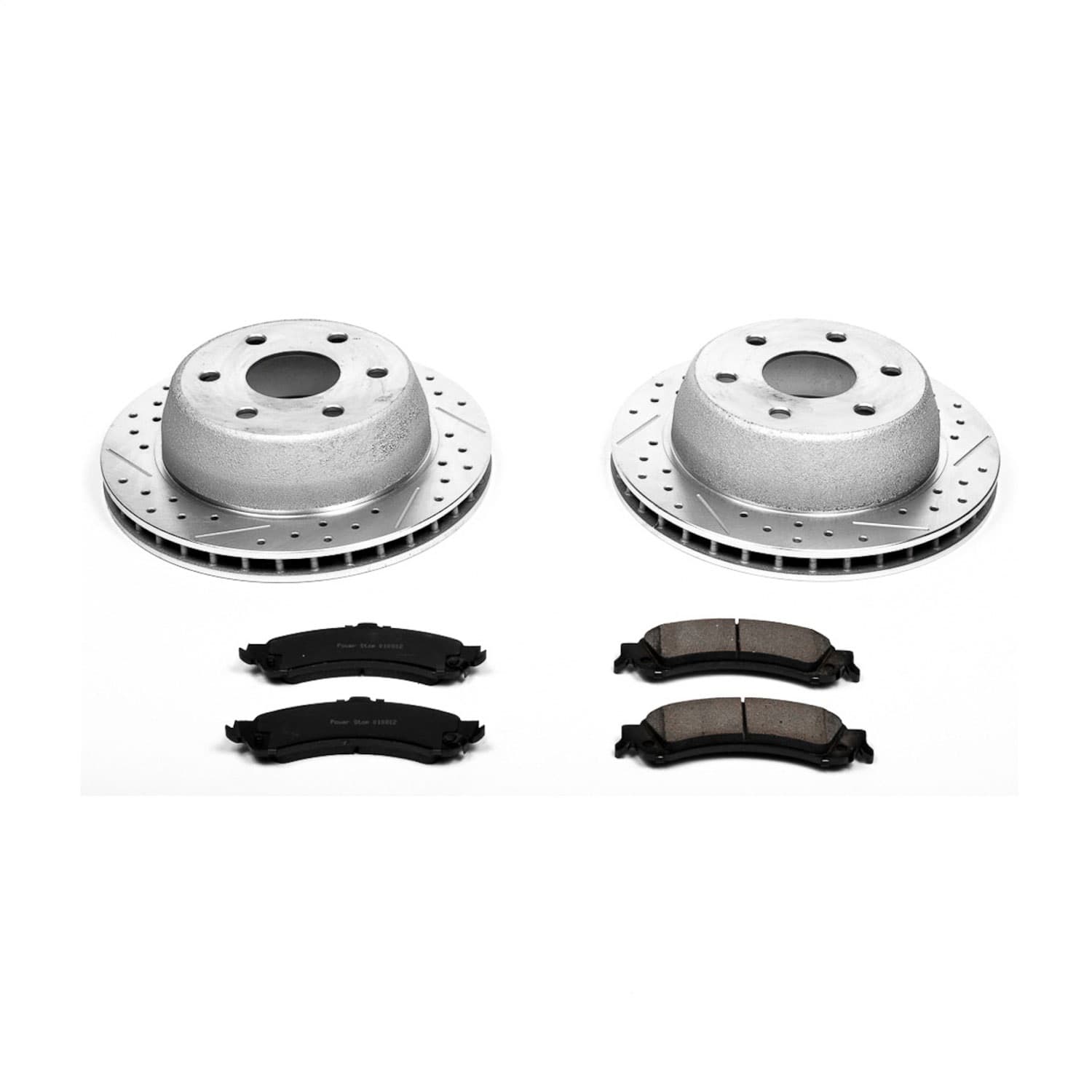 Power Stop - K2046 - Rear - Disc Brake Pad and Rotor Kit image 1