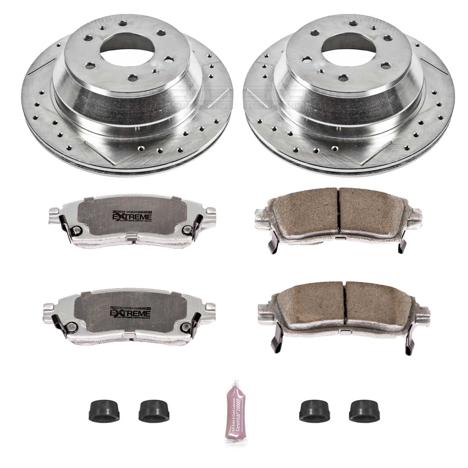 Power Stop - K2050-26 - Rear - Disc Brake Pad and Rotor Kit image 1