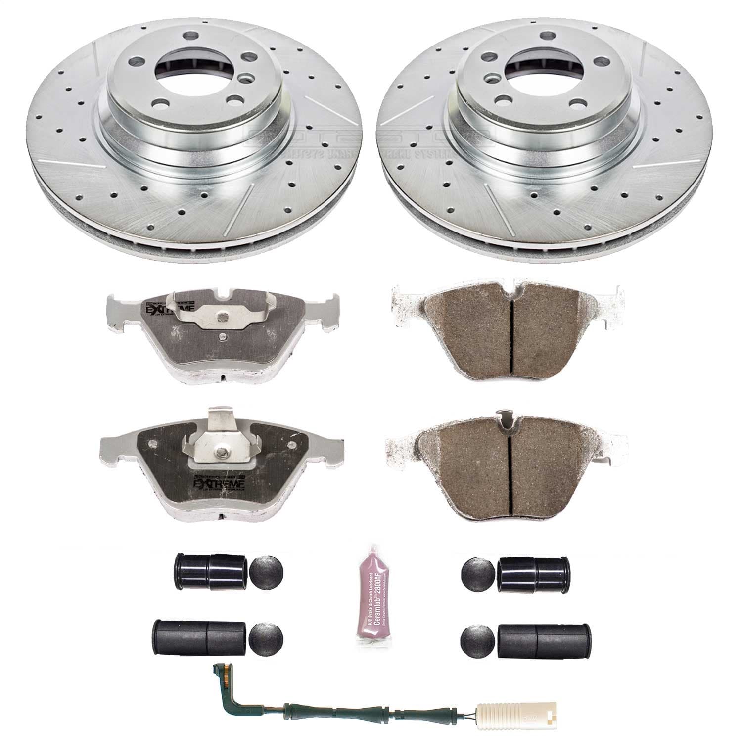 Power Stop - K2054-26 - Front - Disc Brake Pad and Rotor Kit image 1