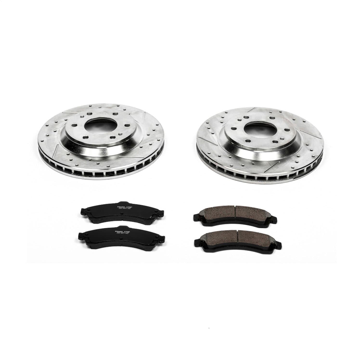 Power Stop - K2057 - Front - Disc Brake Pad and Rotor Kit image 1