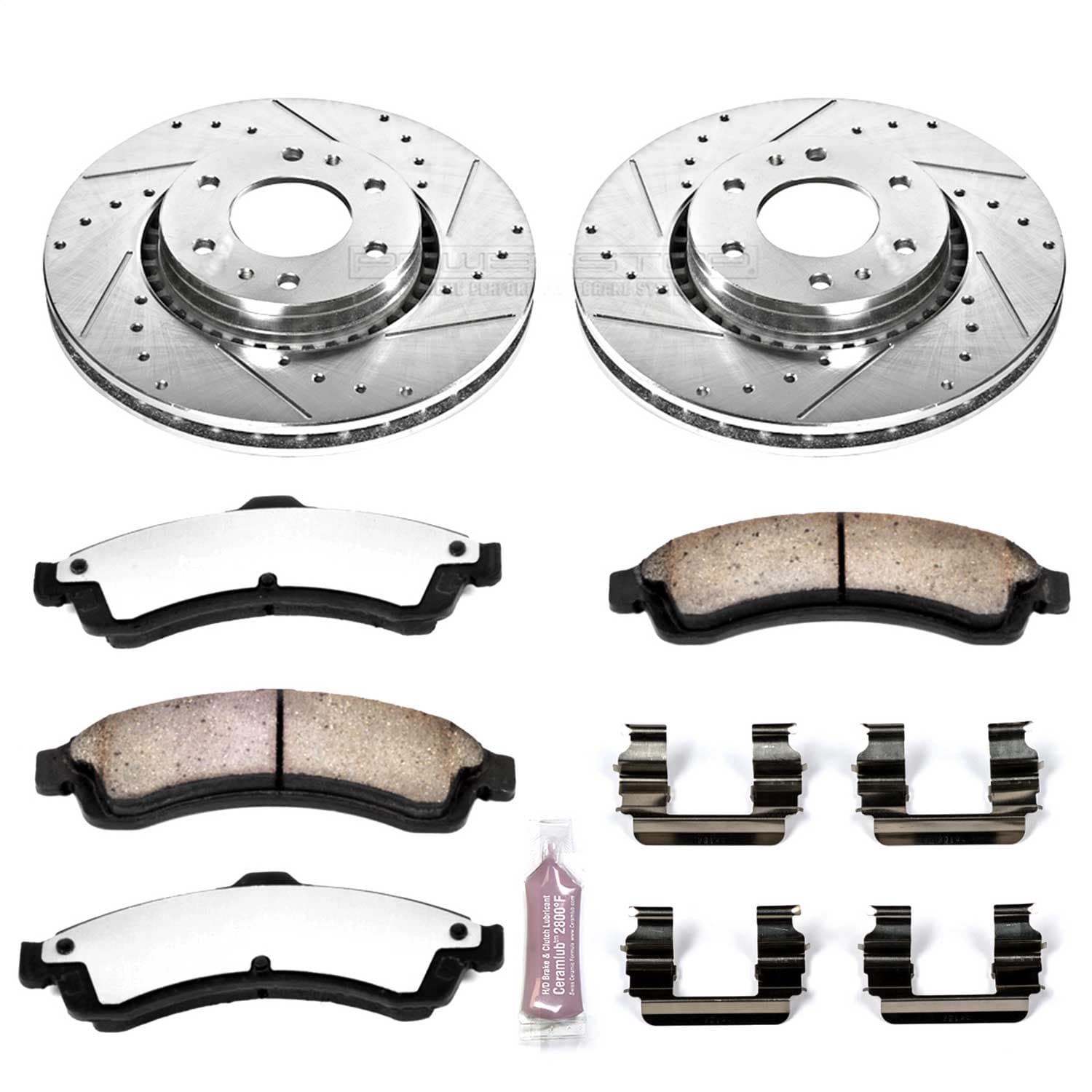 Power Stop - K2061-36 - Front - Disc Brake Pad and Rotor Kit image 1