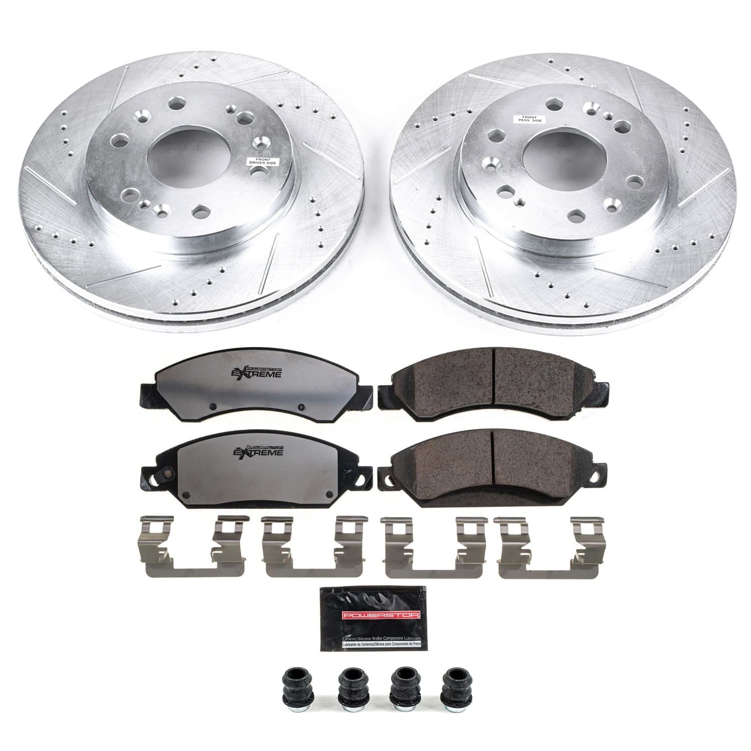 Power Stop - K2067-36 - Front - Disc Brake Pad and Rotor Kit image 1