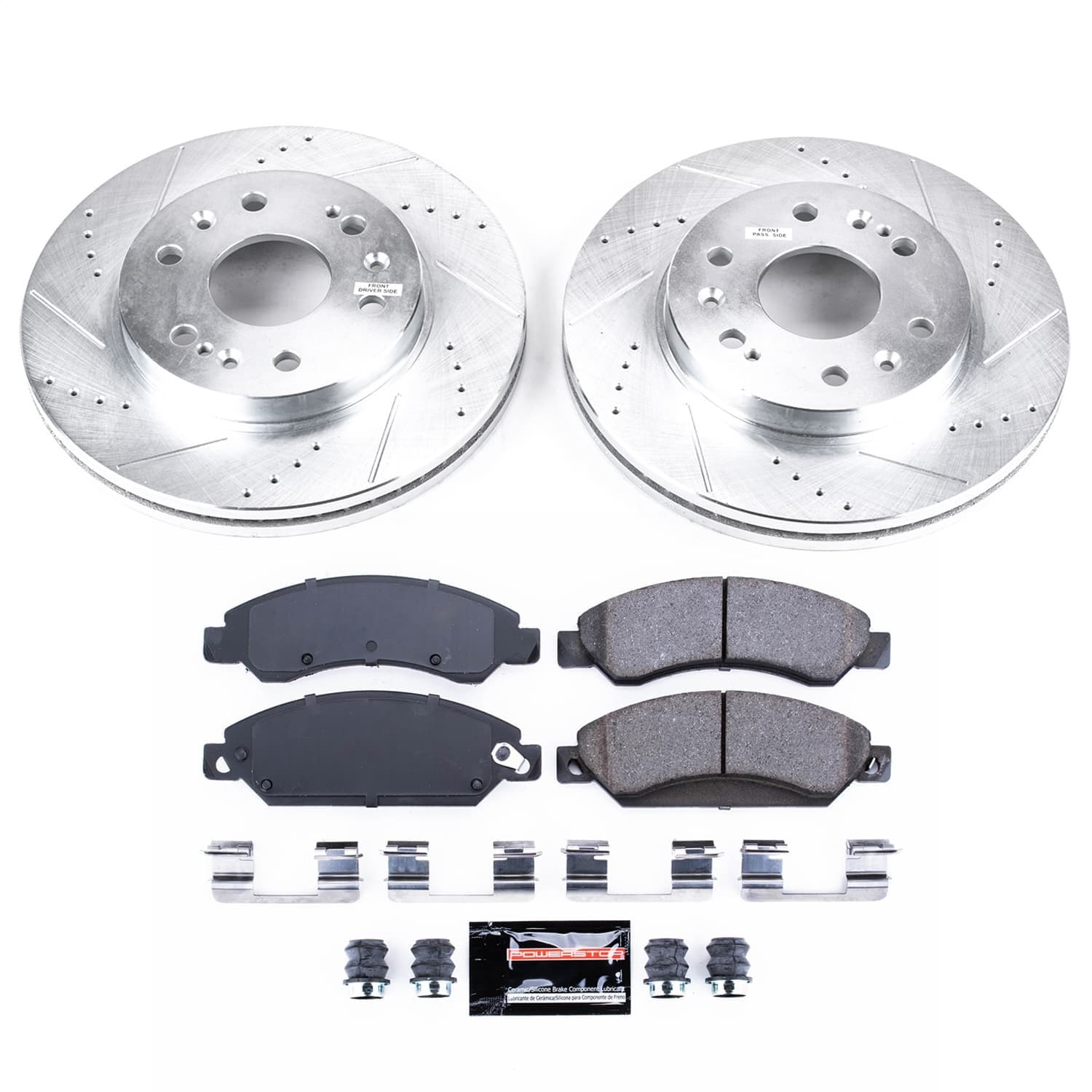 Power Stop - K2067 - Front - Disc Brake Pad and Rotor Kit image 1