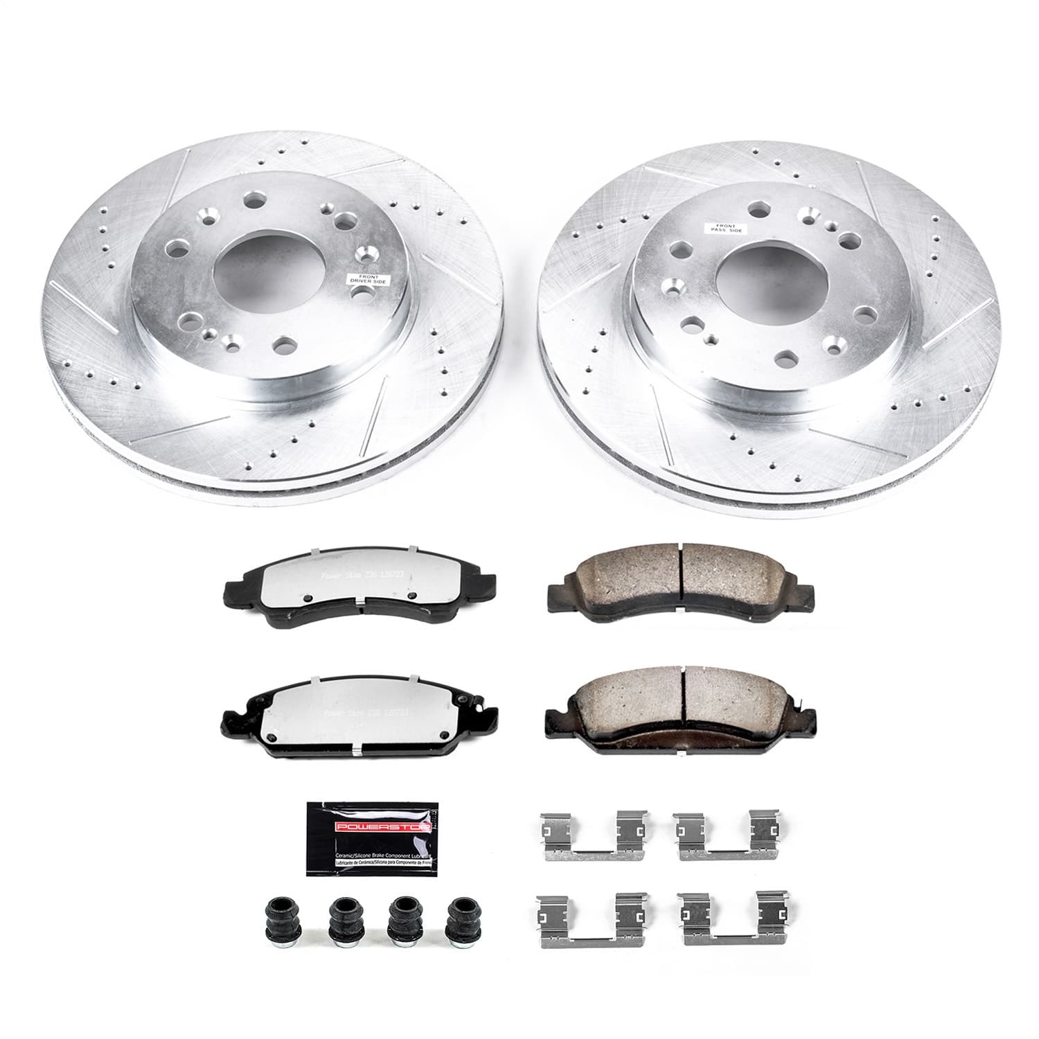 Power Stop - K2069-36 - Front - Disc Brake Pad and Rotor Kit image 1