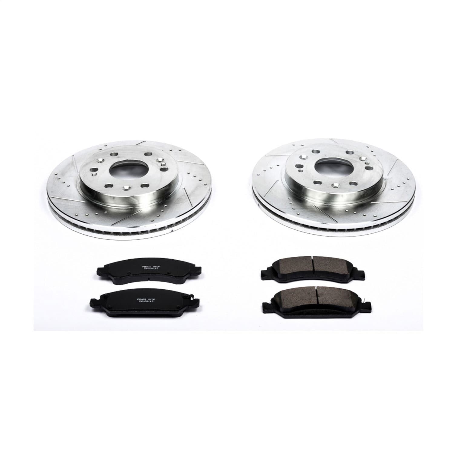 Power Stop - K2069 - Front - Disc Brake Pad and Rotor Kit image 1