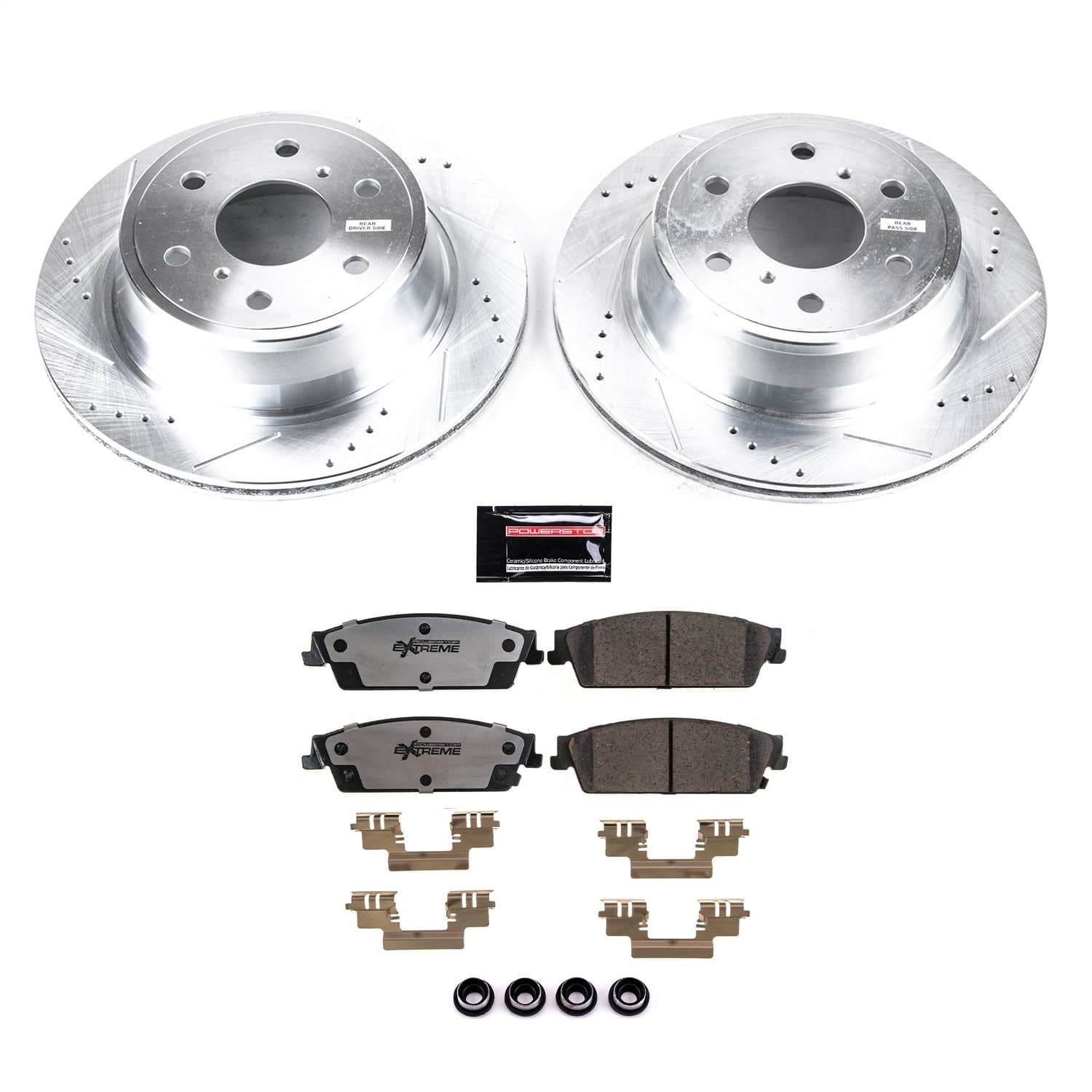 Power Stop - K2083-36 - Rear - Disc Brake Pad and Rotor Kit image 1